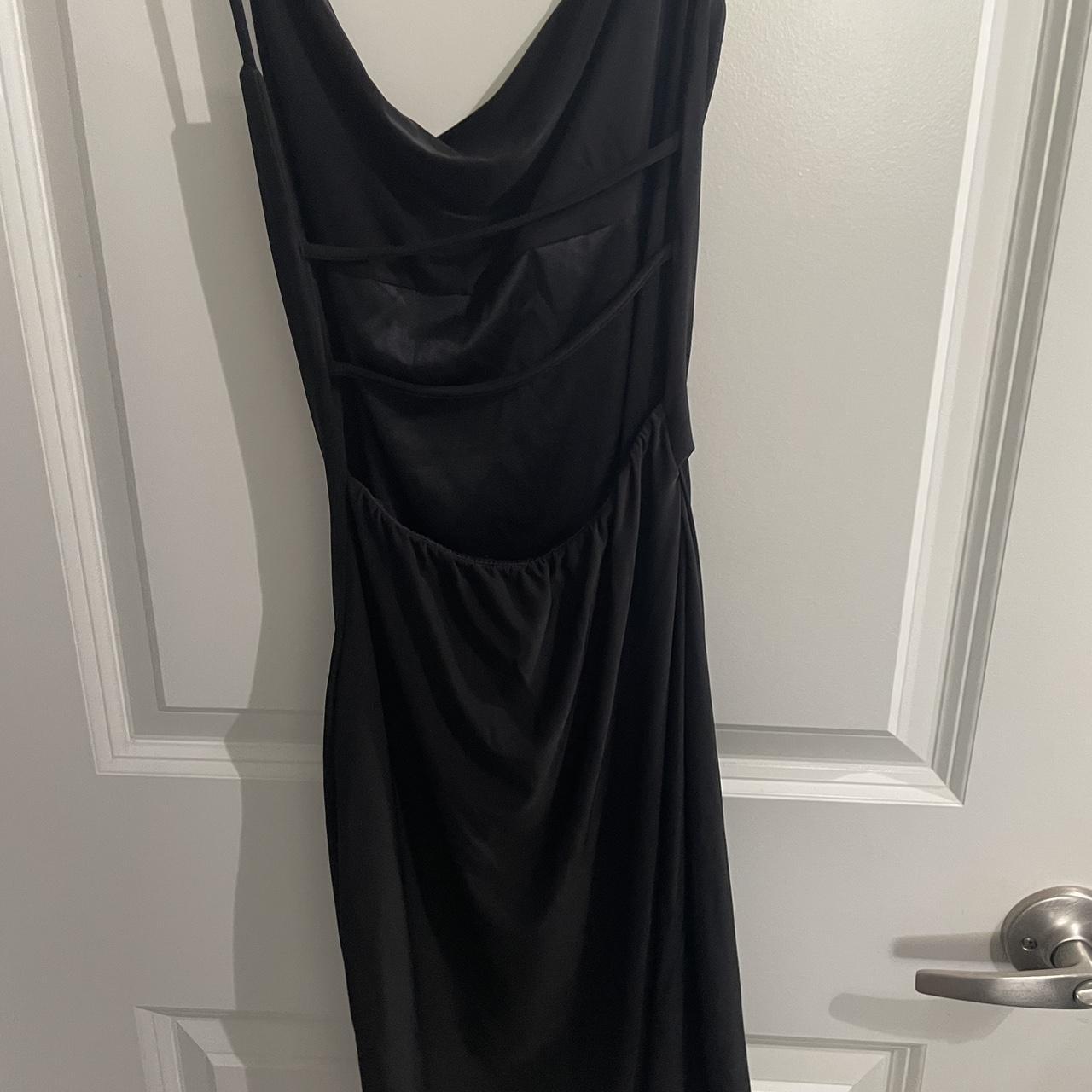 AllSaints Women's Black Dress | Depop