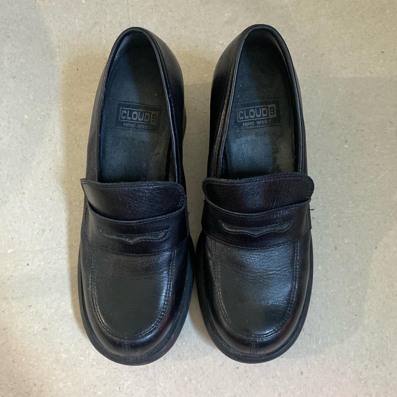 Nine West Women's Black Loafers | Depop