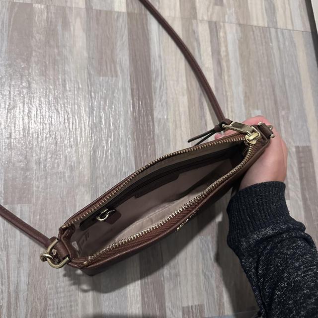 Calvin Klein Hayden Saffiano Leather Crossbody - Depop