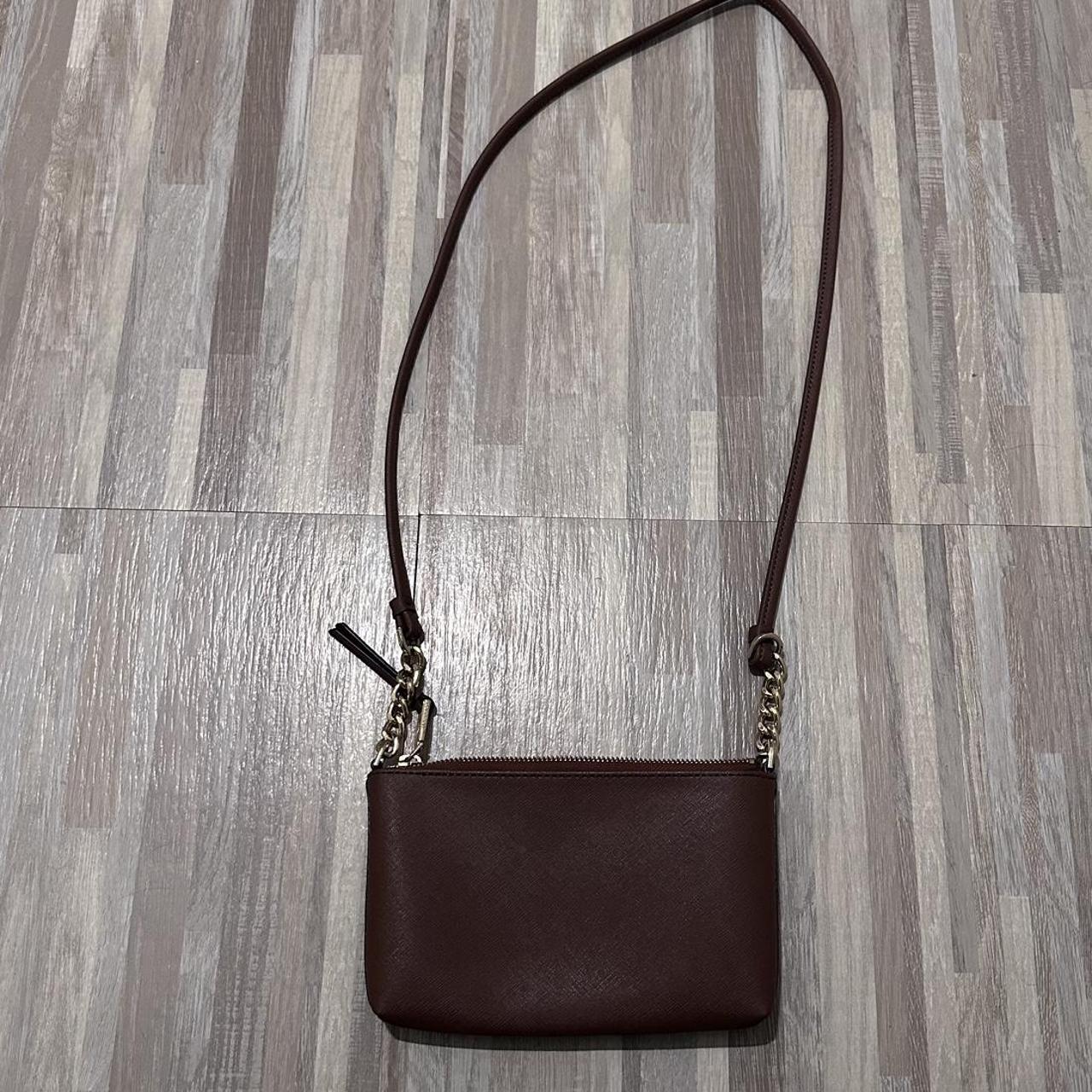 Calvin Klein Hayden Mini Saffiano Leather Crossbody - Depop