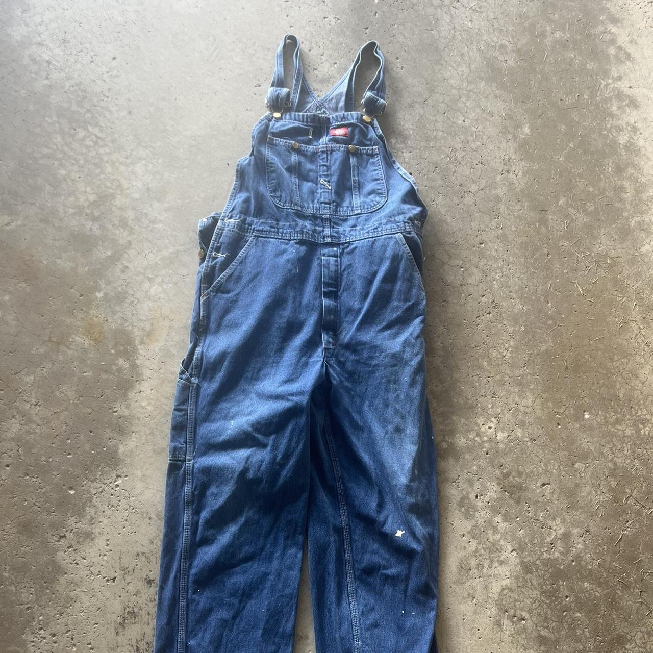 Dickies overalls Size 38x30 Paint shown throughout... Depop