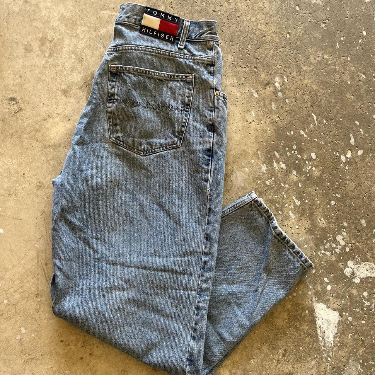 Vintage Tommy Hilfiger Jeans Size 38x30 Great - Depop