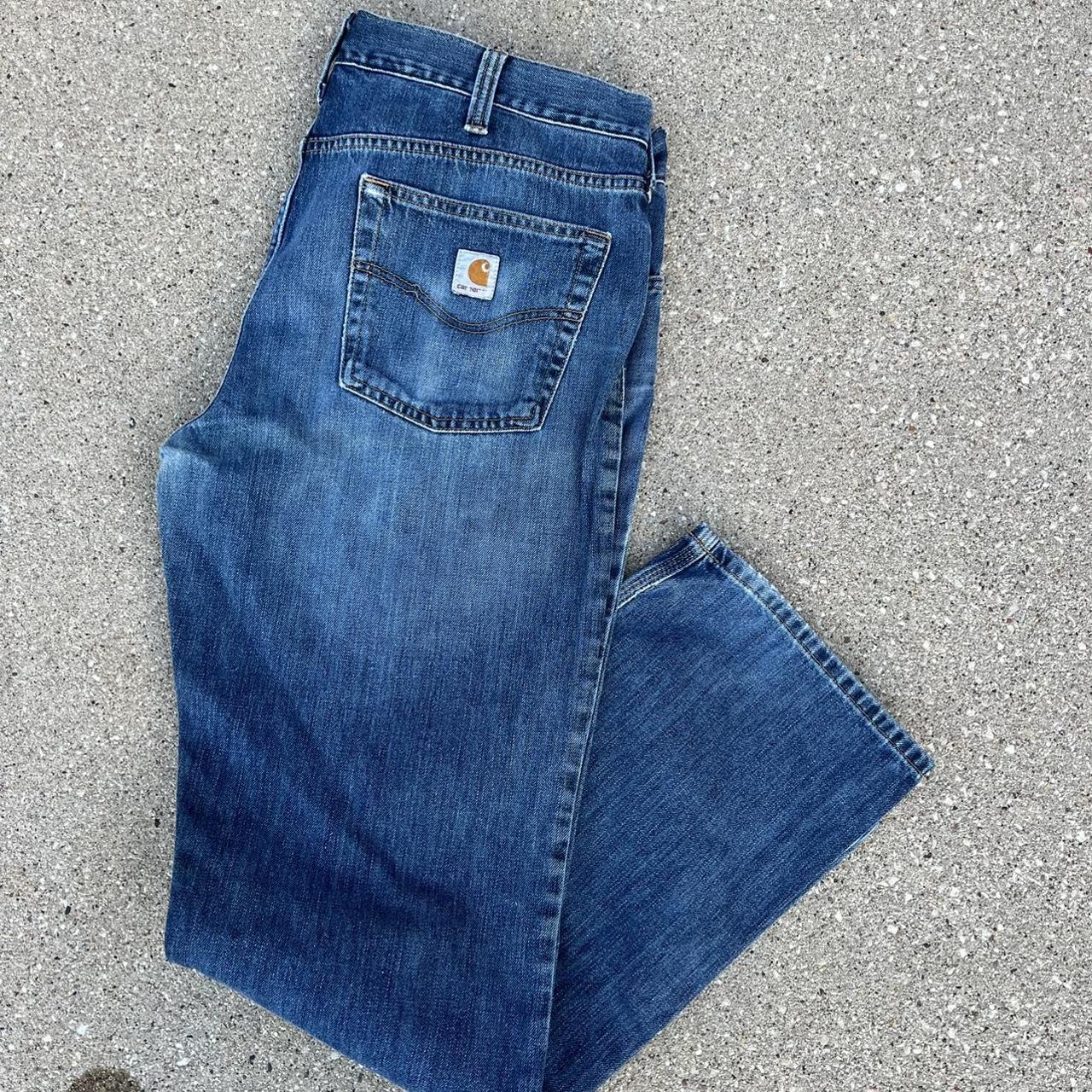 Carhartt faded jeans Beautiful fade Size 36x34 Ships... - Depop