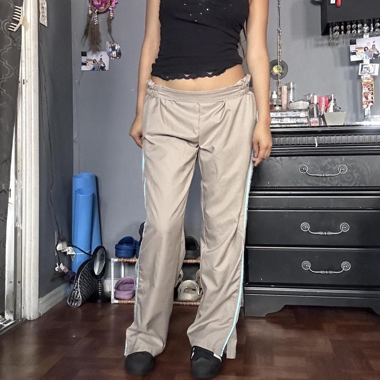 Brown sweat pants the cutest 2000s brown pants Depop