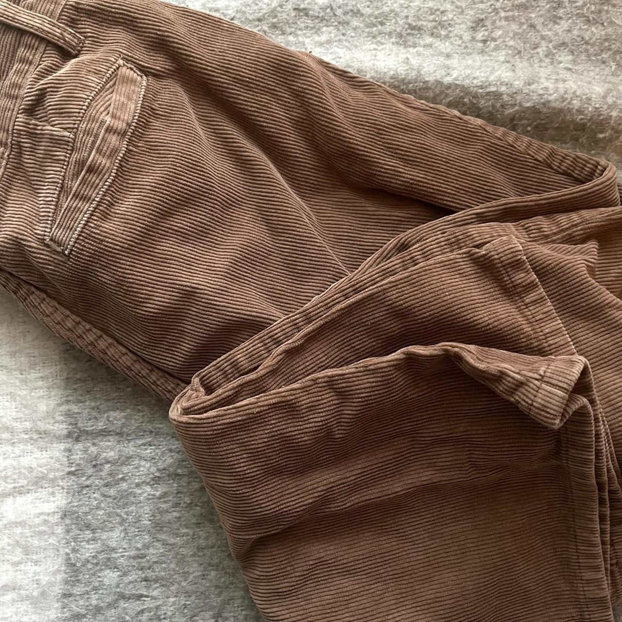 Brandy Melville Brown corduroy Pants ♡ ♡Size... - Depop