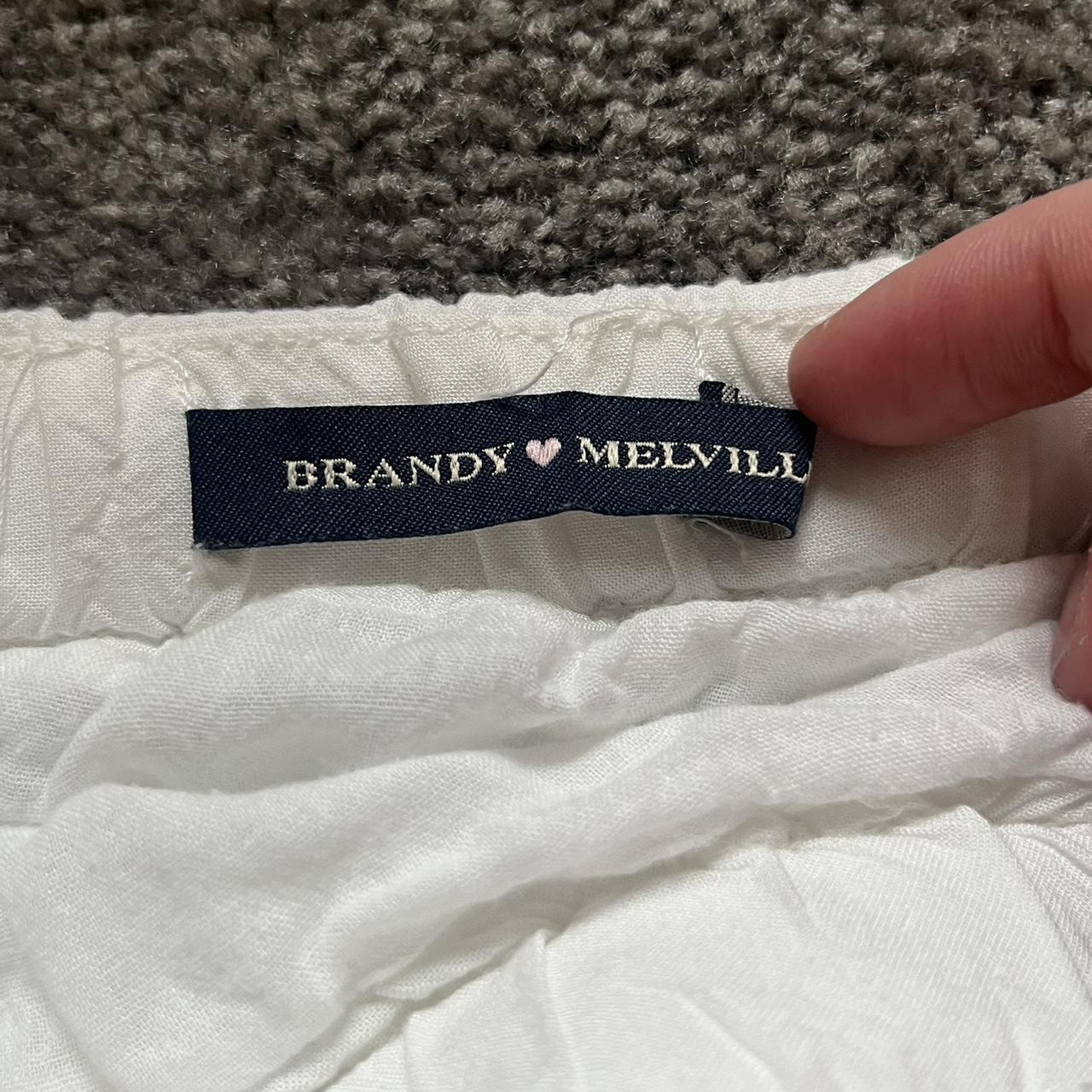 Brandy Melville izzy skirt in white Original price... Depop