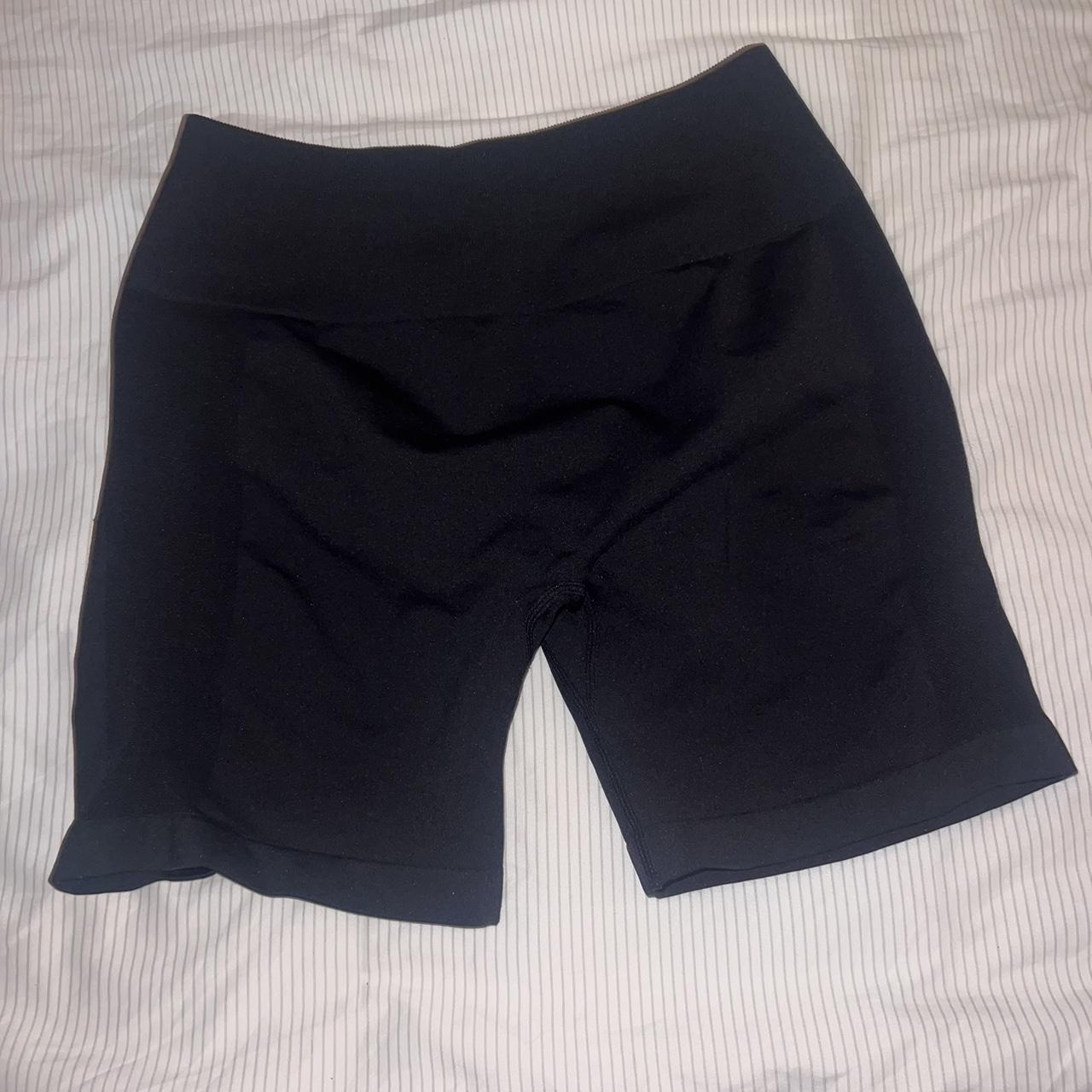 Aurola Biker Shorts // size L // never worn // black - Depop