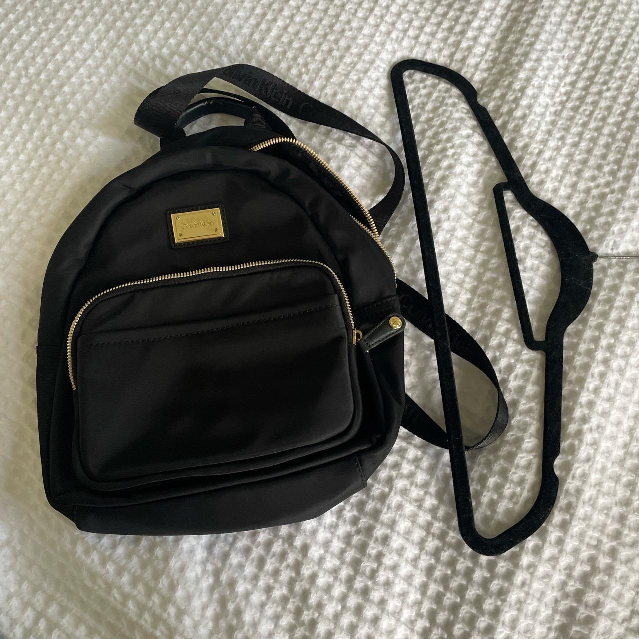 calvin klein monogram signature backpack authentic - Depop