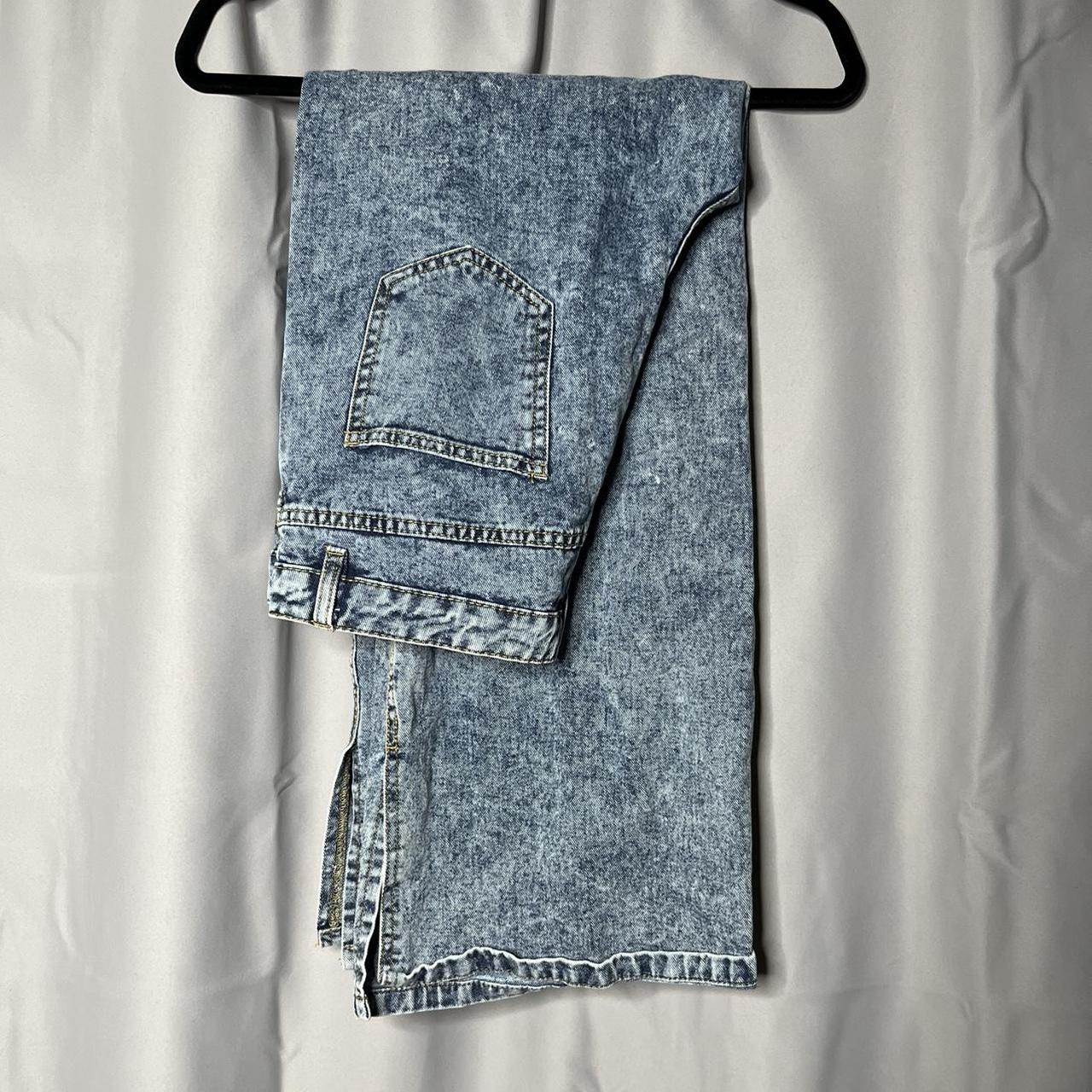 Boohoo jeans Acid wash Size 8 FREE SHIPPING Depop