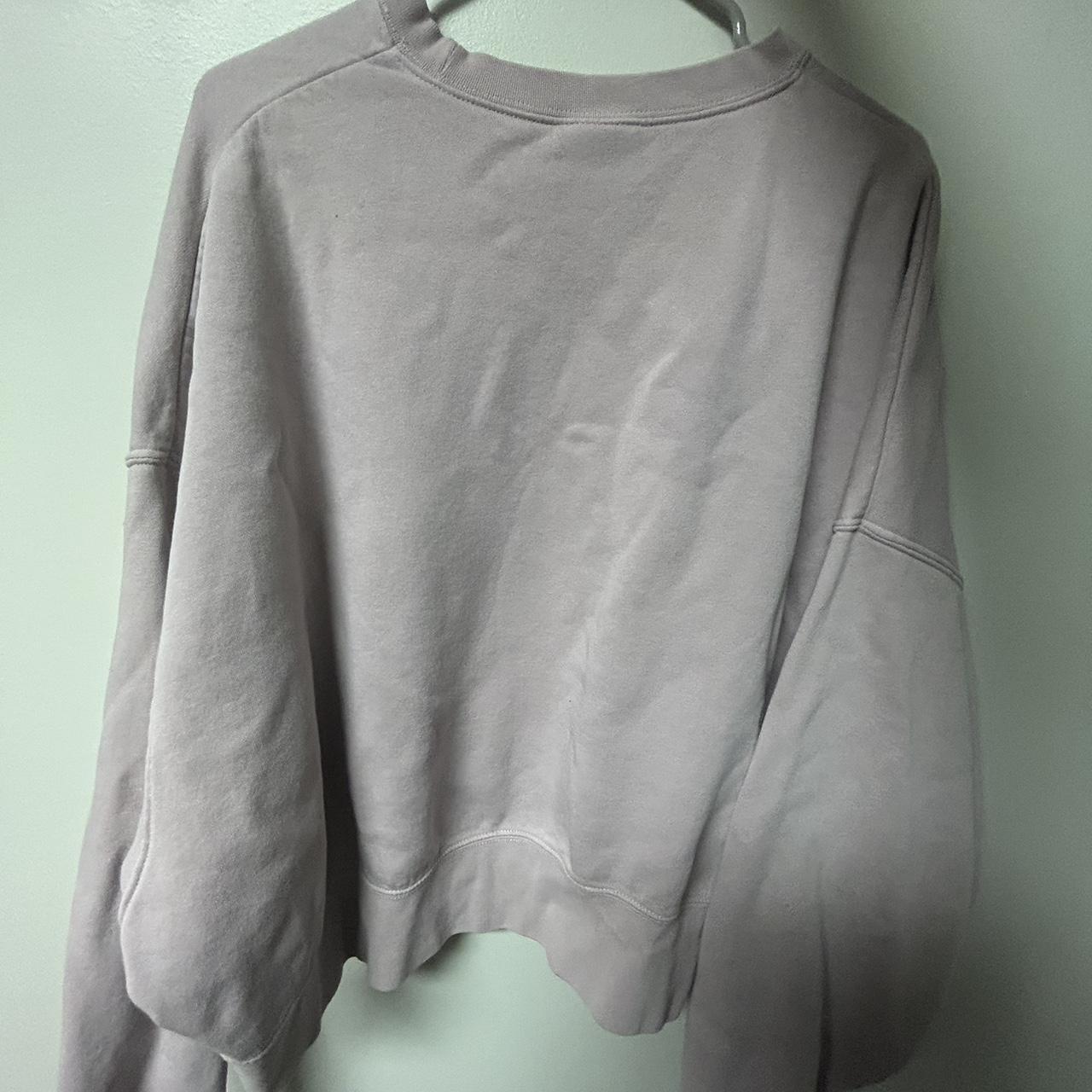 lilac nike sweatshirt! Has a couple of HOLES in the... - Depop