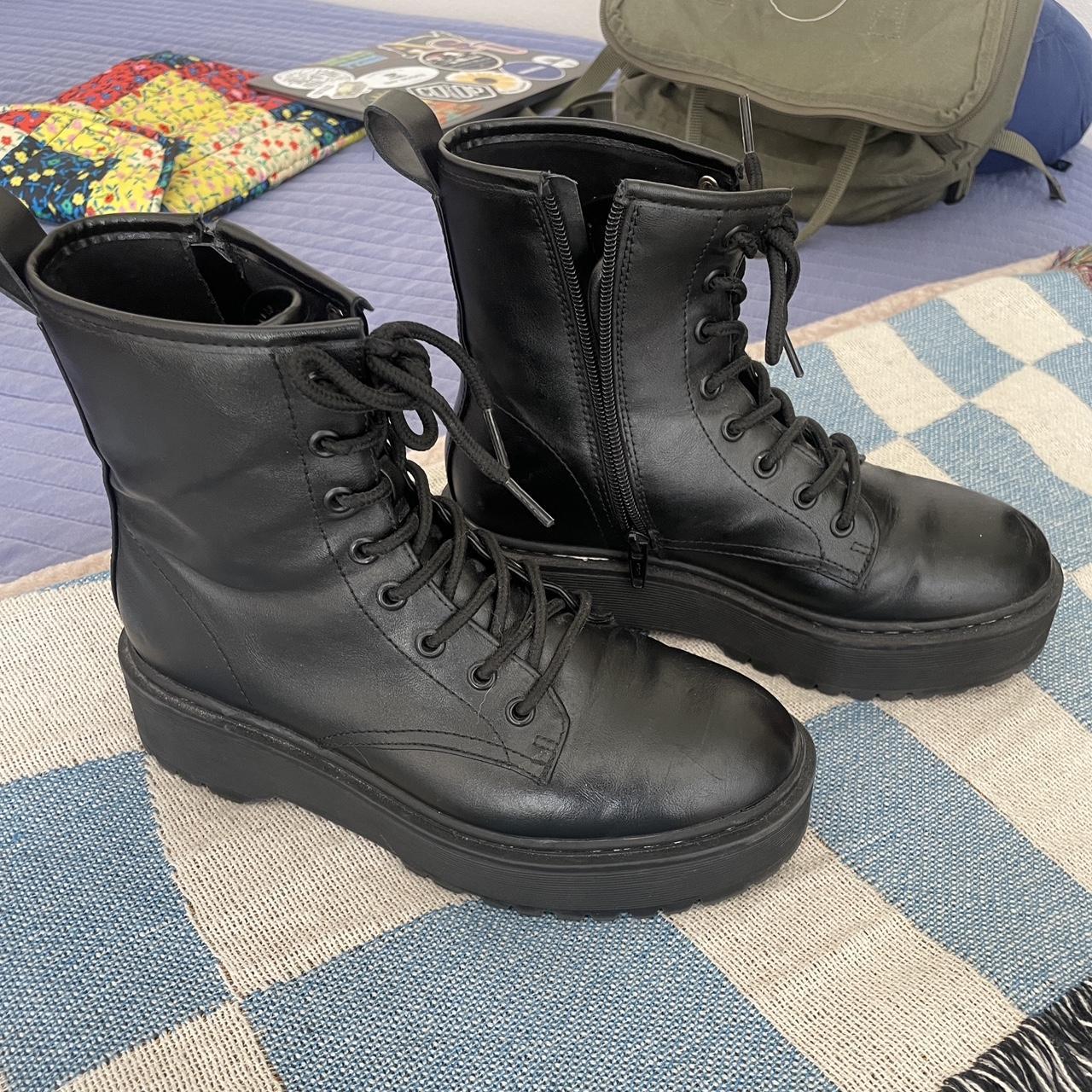 Doc marten look alike boots - Depop