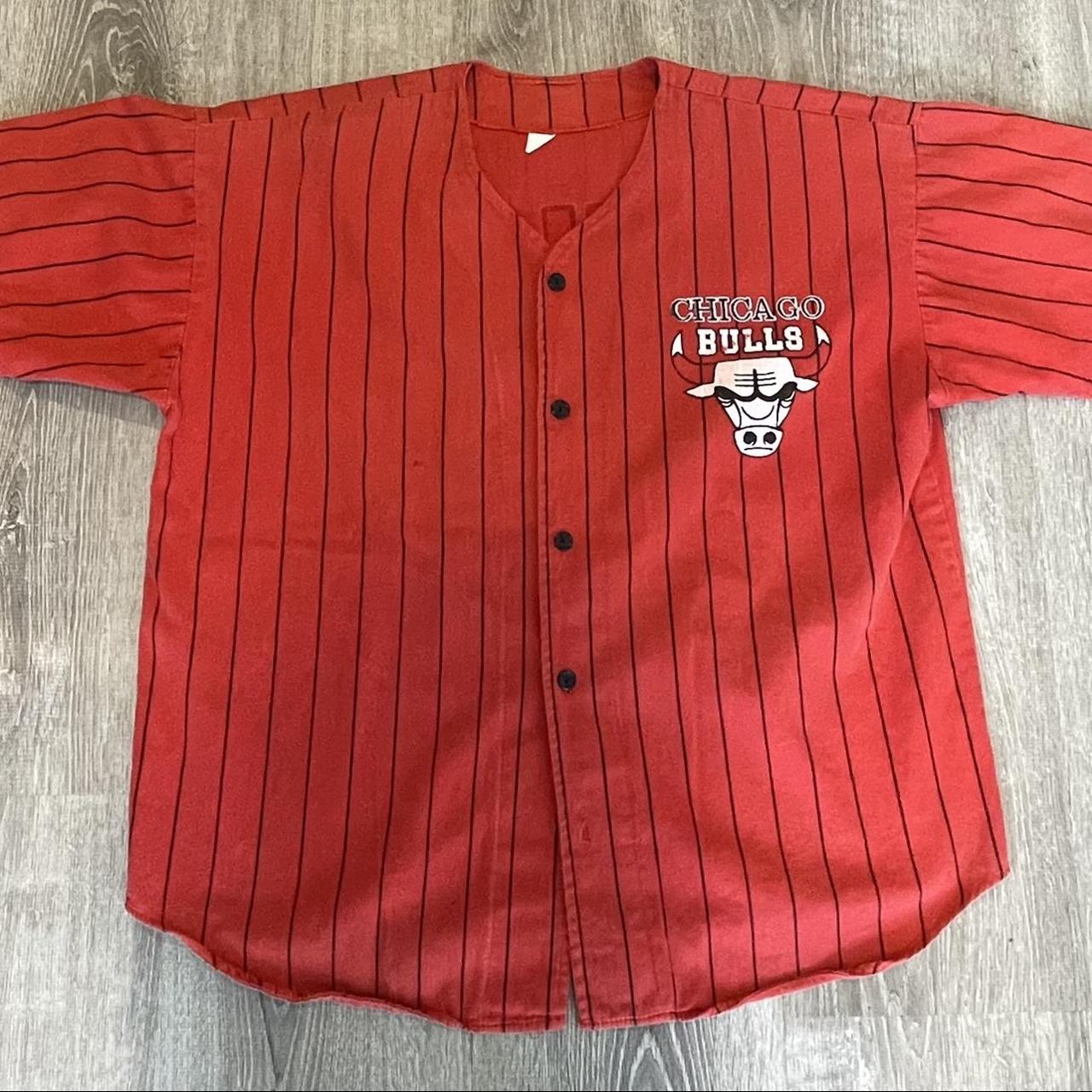 chicago bulls baseball tee
