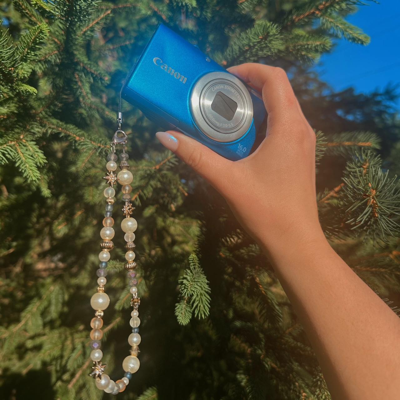 beaded camera strap / phone charm / phone strap Depop