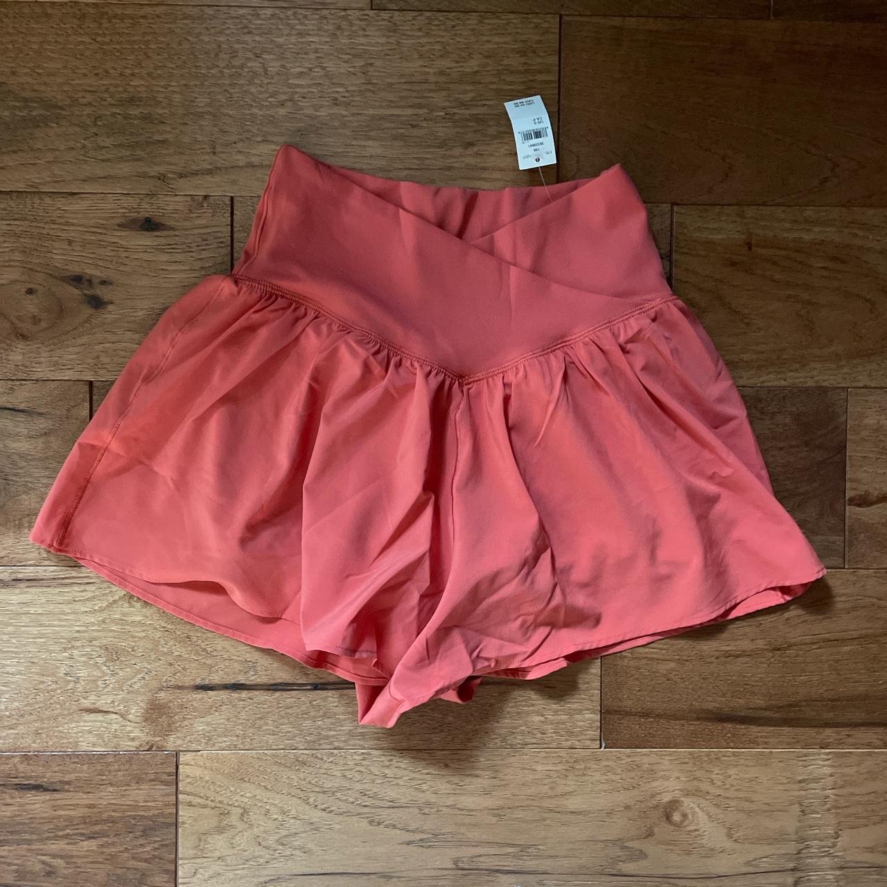Aerie Women's Orange Shorts | Depop