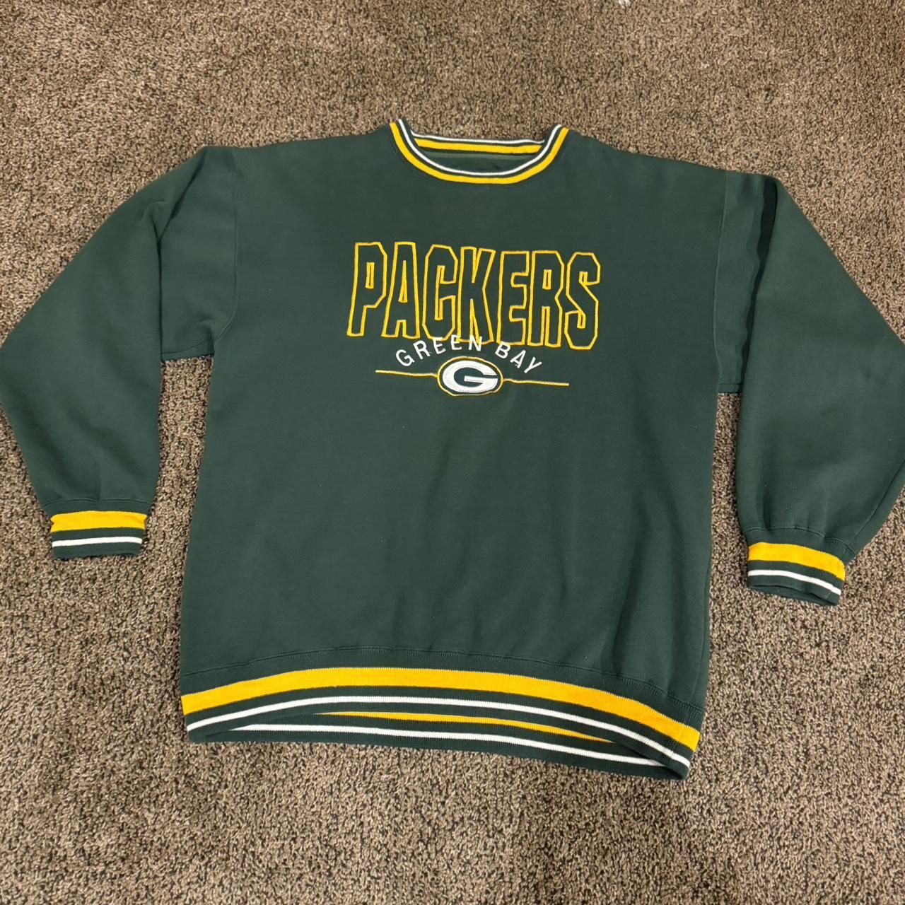 Vintage Green Bay Packers Crew Neck #vintage... - Depop