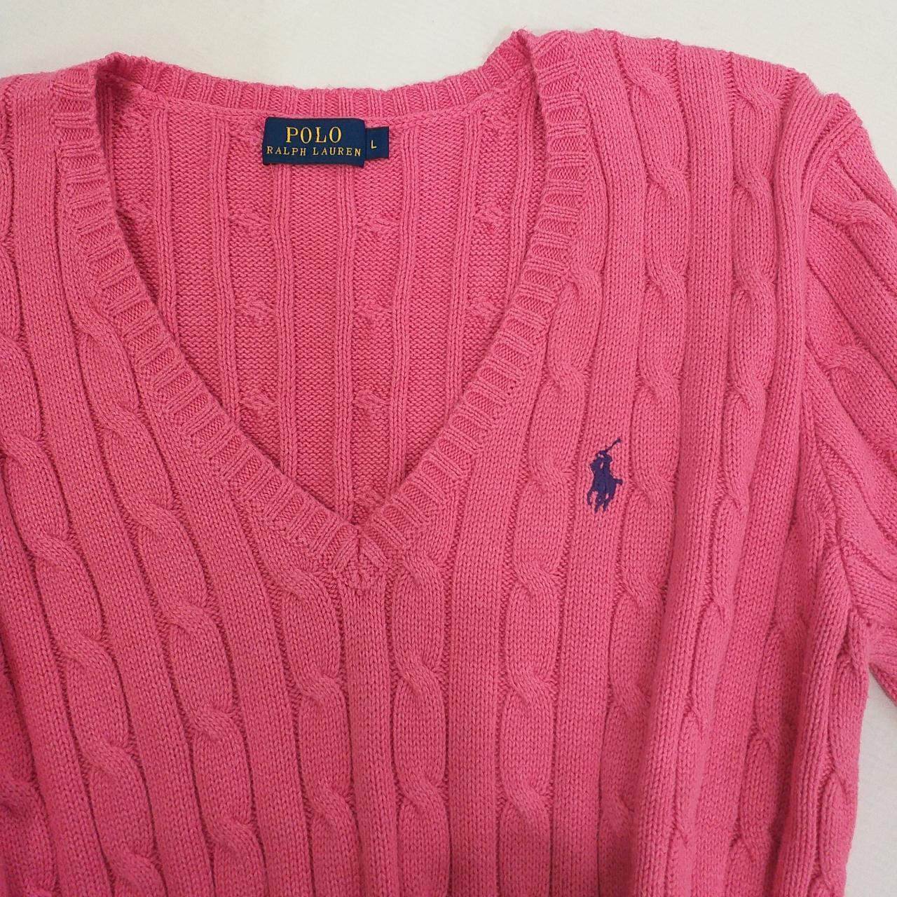 Polo Ralph Lauren Women's Pink Jumper | Depop