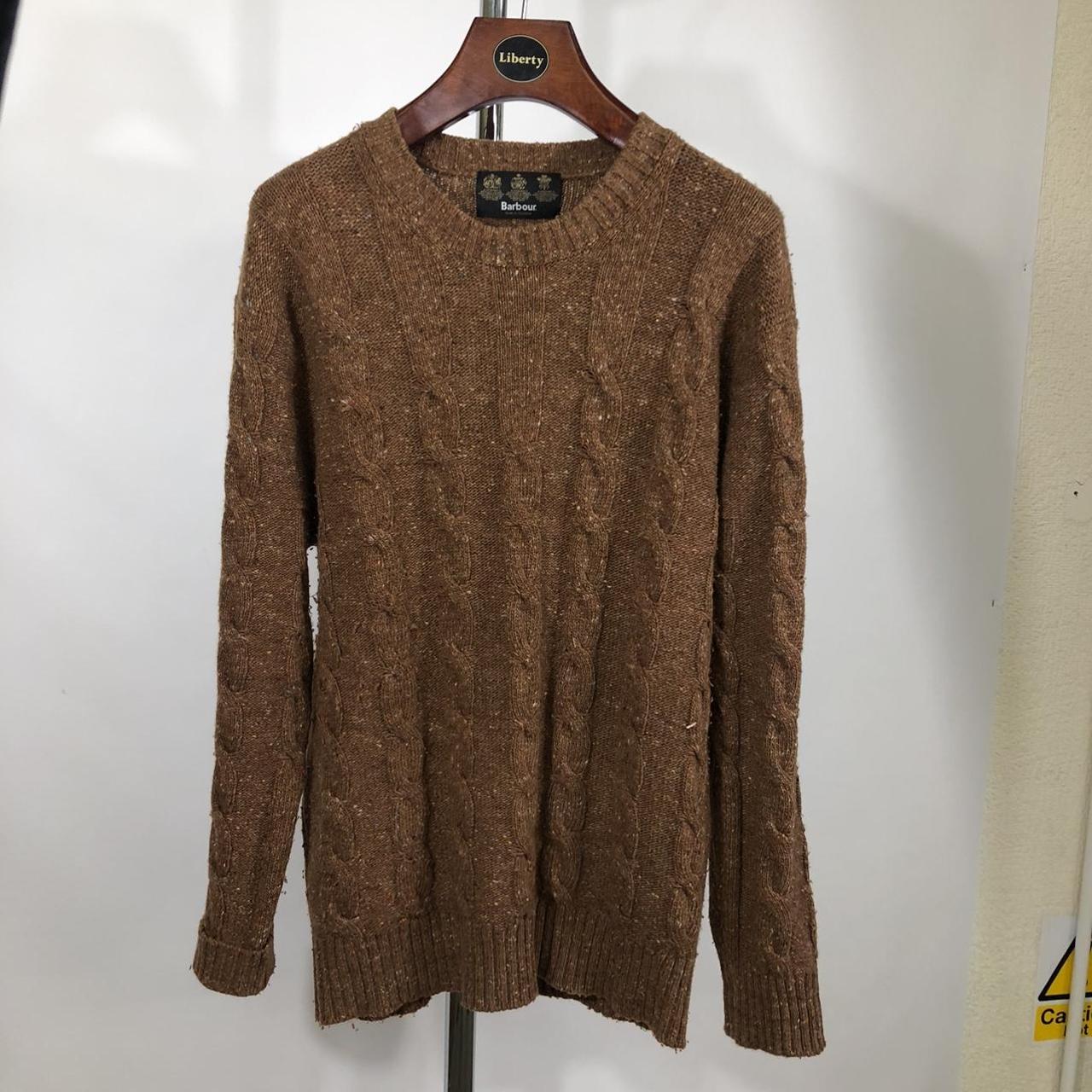 Barbour Men's Brown Jumper | Depop