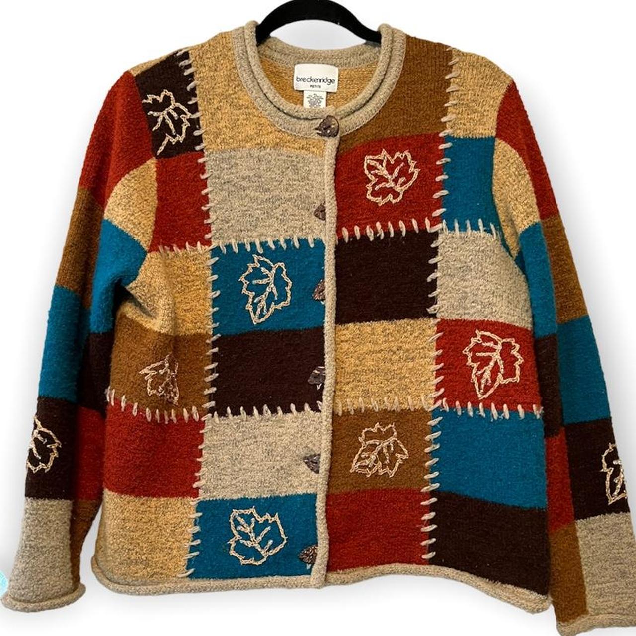 Vintage Breckinridge Patchwork Fall Thanksgiving... - Depop
