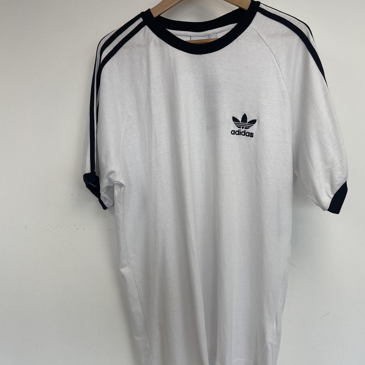 Adidas 3 Stripes Tee Size Large - New with... - Depop