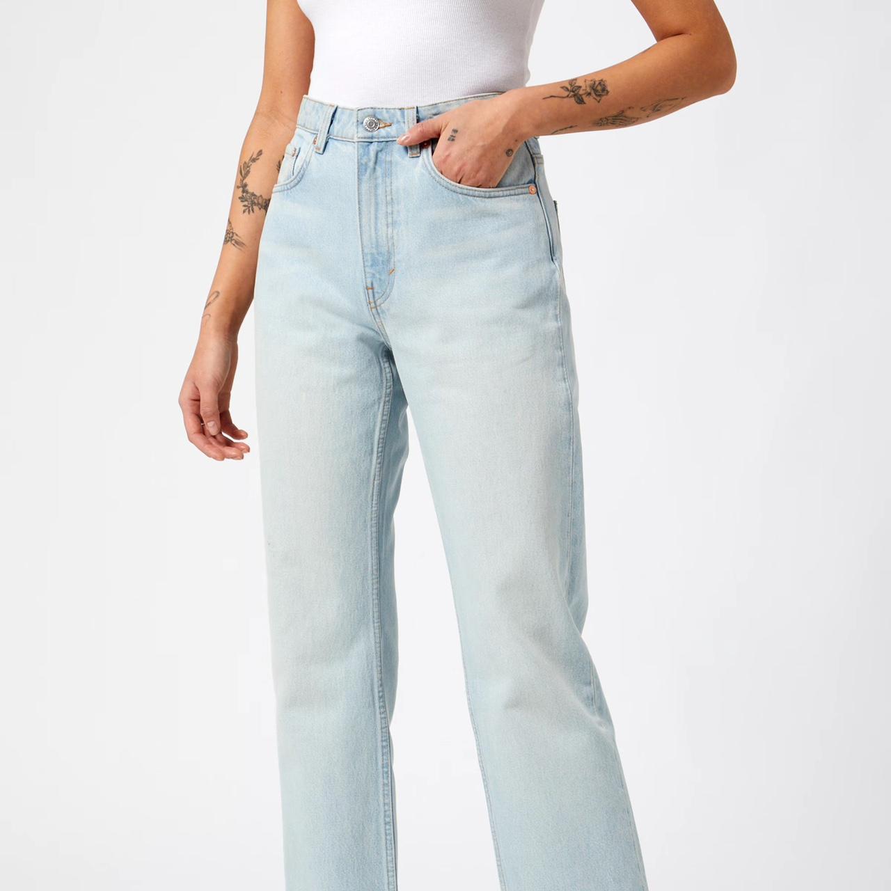 Review Weekday Friday Jeans WEEKDAY VOYAGE HIGH WAIST STRAIGHT LEG