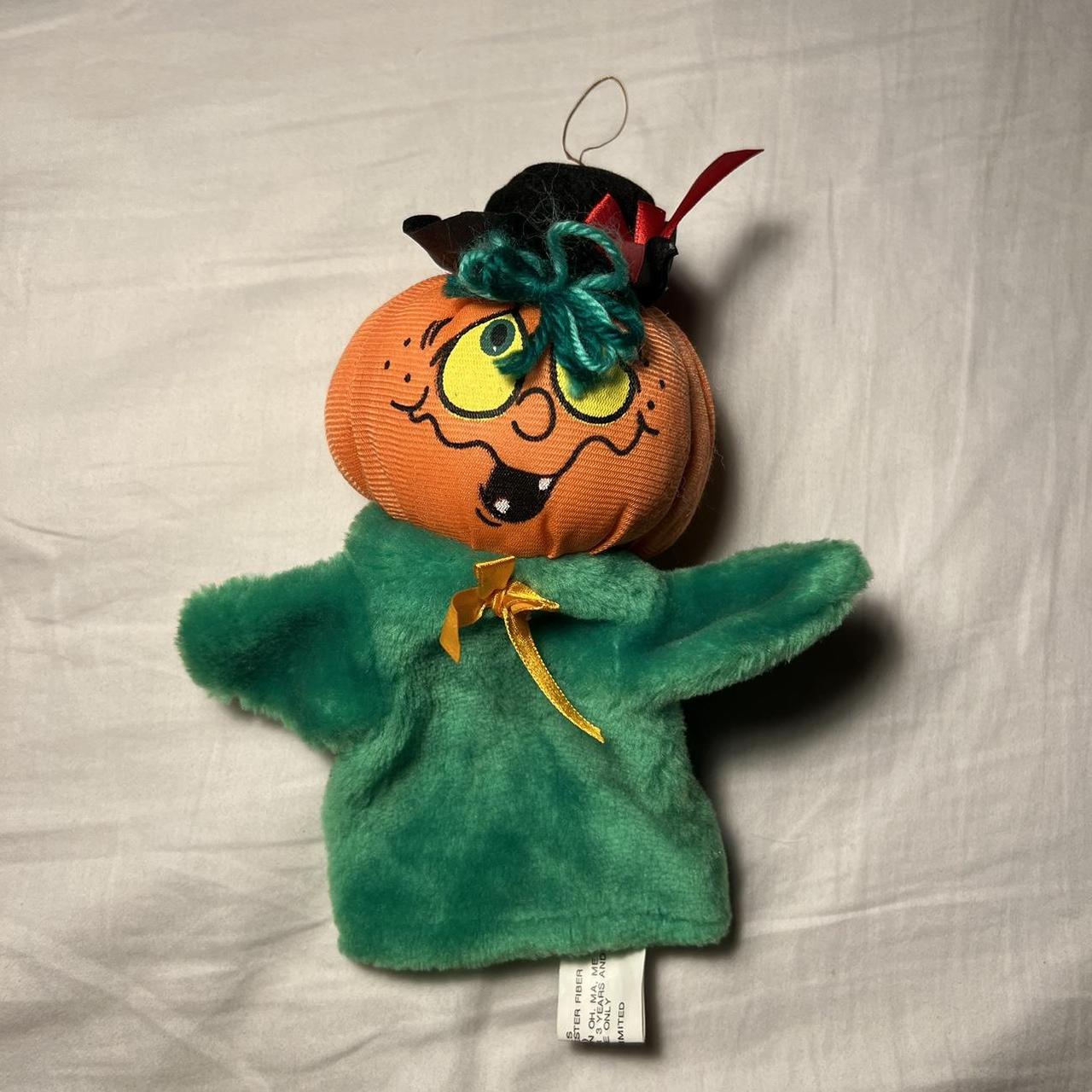 Cute Jack-O-Lantern Hand Puppet This little guy is... - Depop