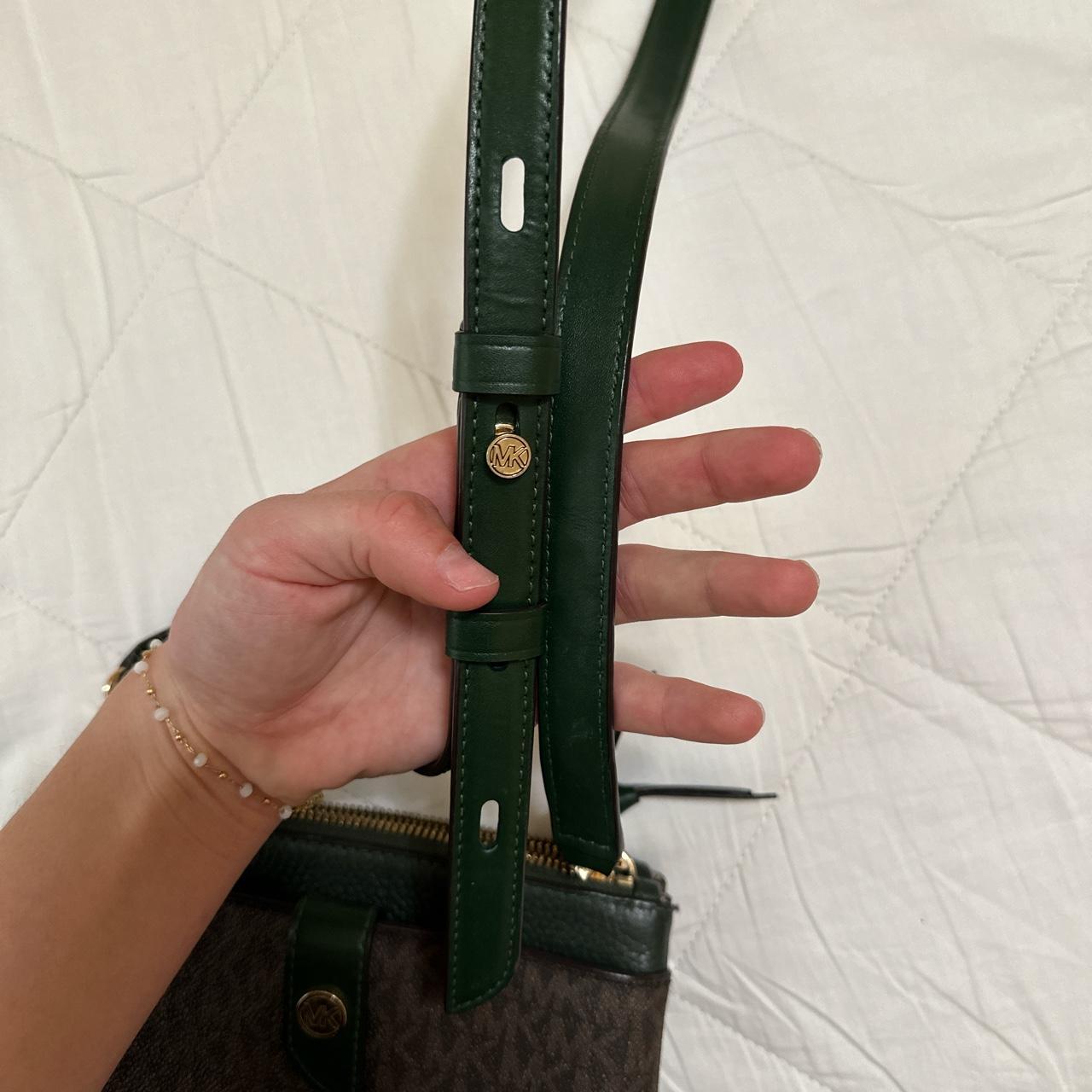 brown michael kors mini speedy purse comes with it's - Depop