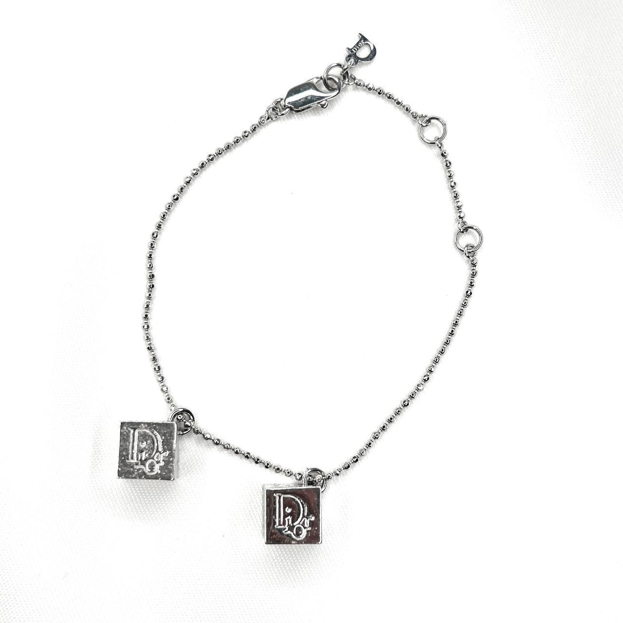 Authentic Christian Dior Bracelet Silver Gamble Dice... Depop