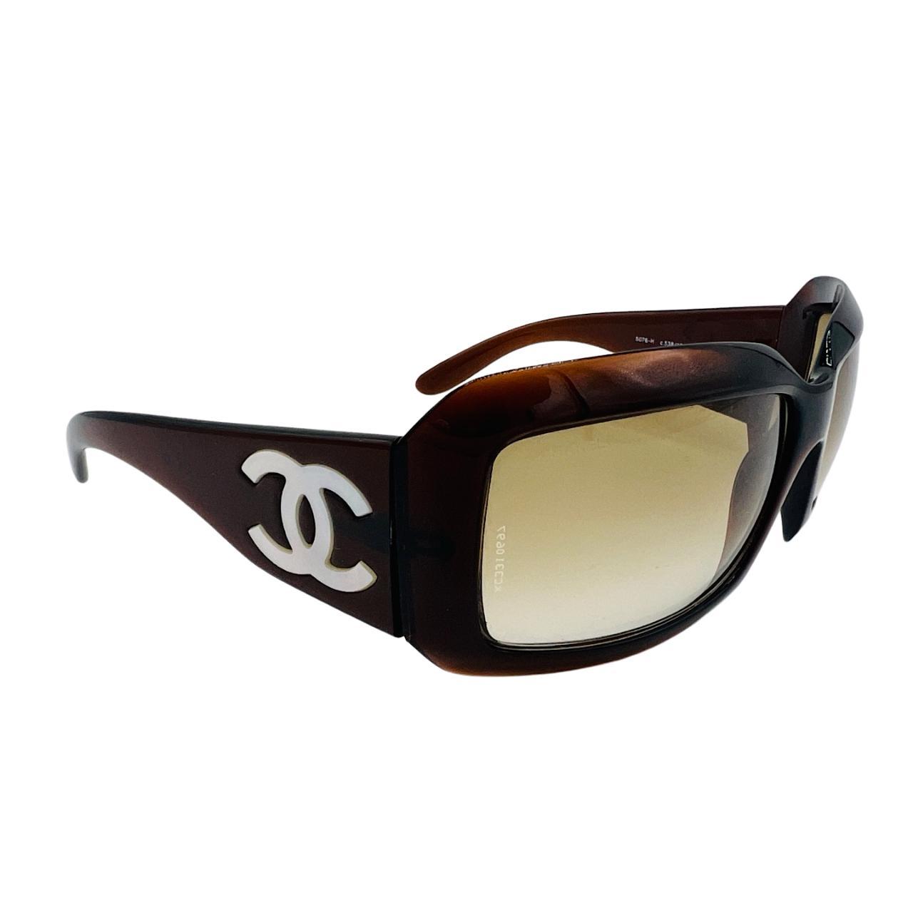 chanel sunglasses brown