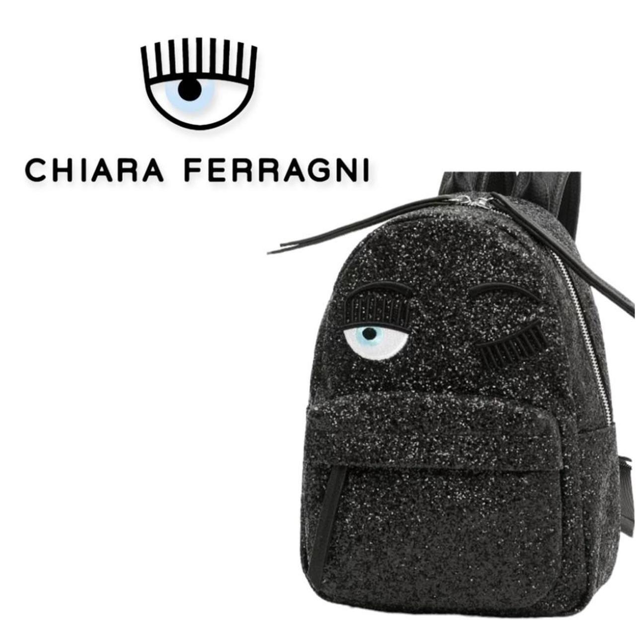 Chiara Ferragni Glitter Wink Backpack. Step into