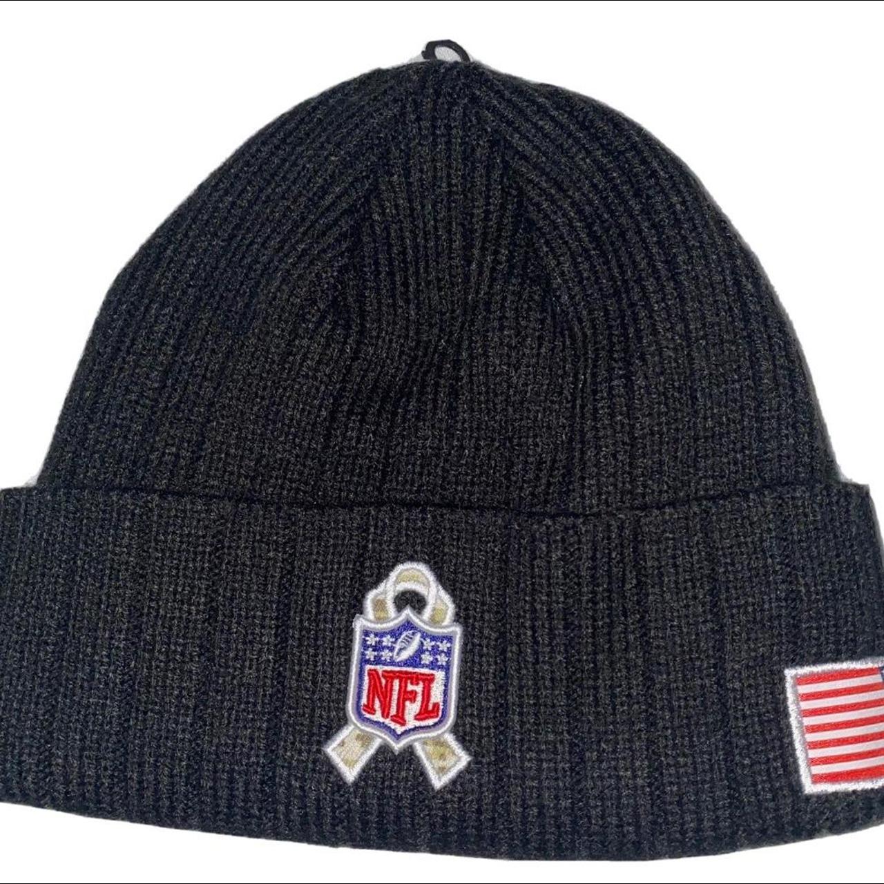 Philadelphia Eagles Salute To Service Beanie Black - Depop