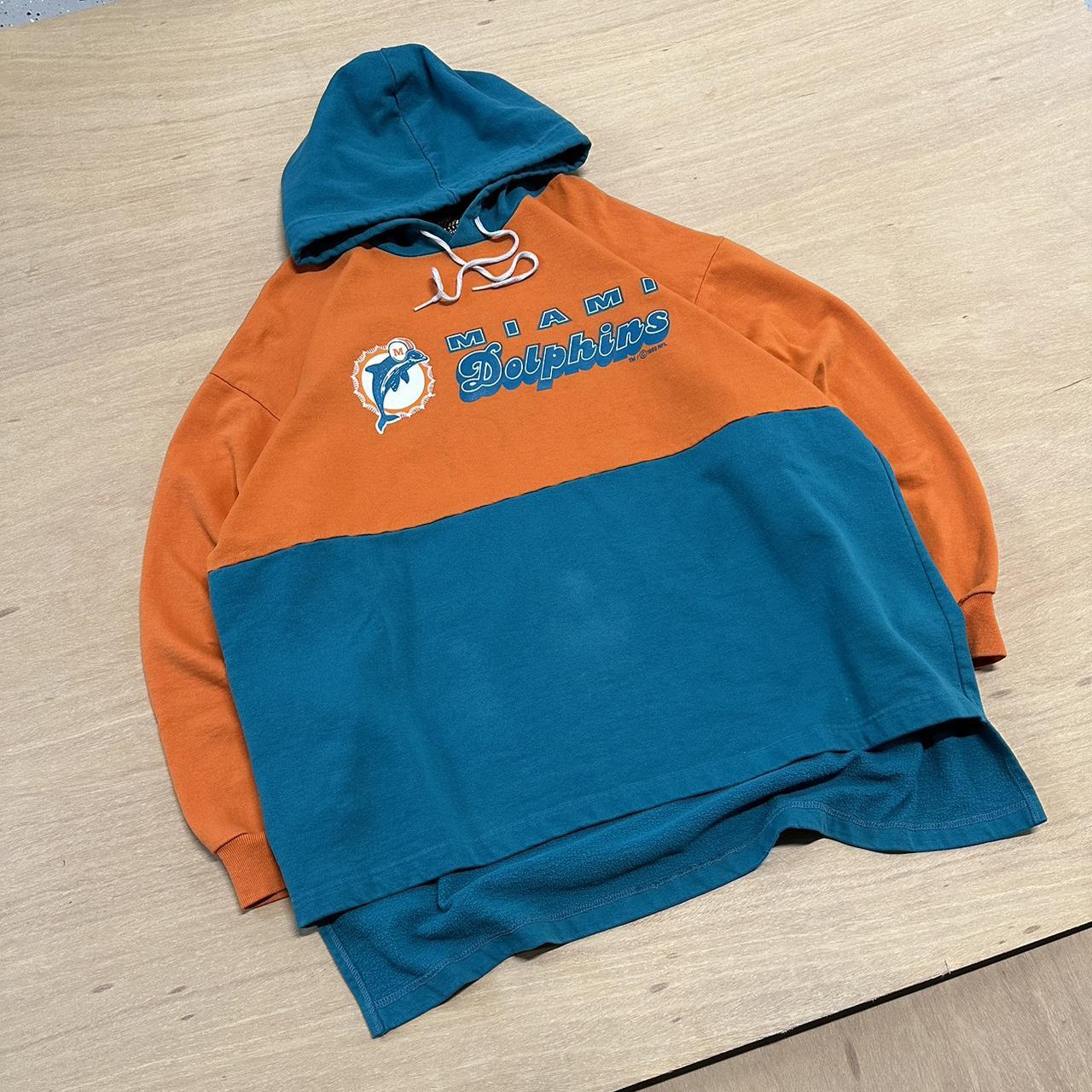 00s Miami Dolphins Reebok Hoodie • Size: Extra - Depop