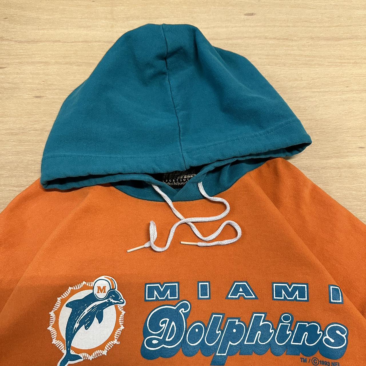 Vintage 1995 Miami Dolphins Sweatshirt Size - Depop