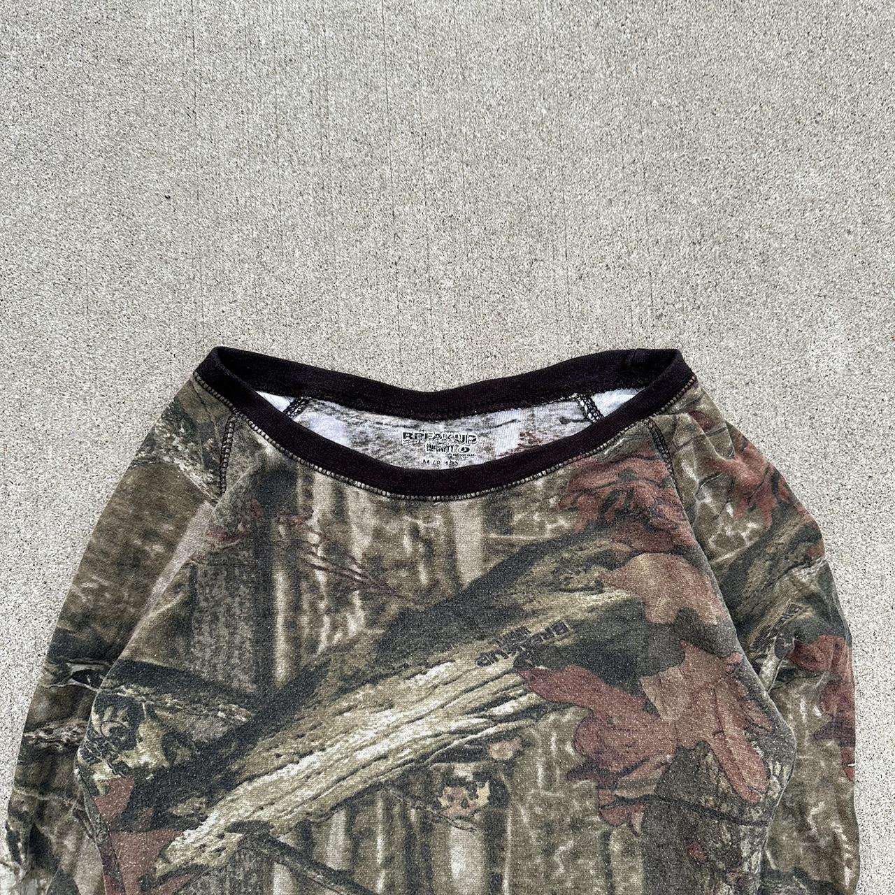 Vintage Y2K mossy oak camouflage shirt size wmns M... - Depop