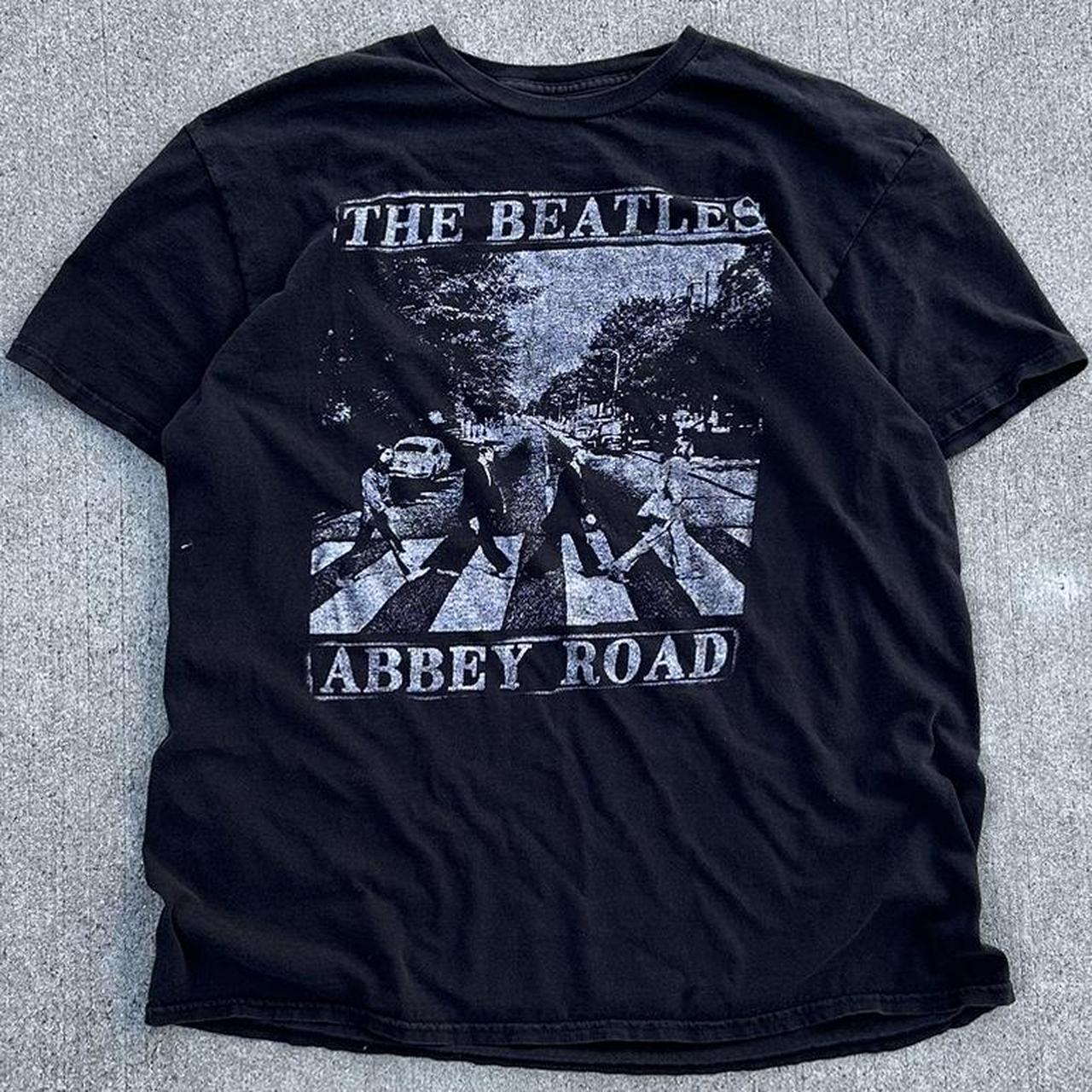 Vintage Beatles Abby road t-shirt Y2K size L... - Depop
