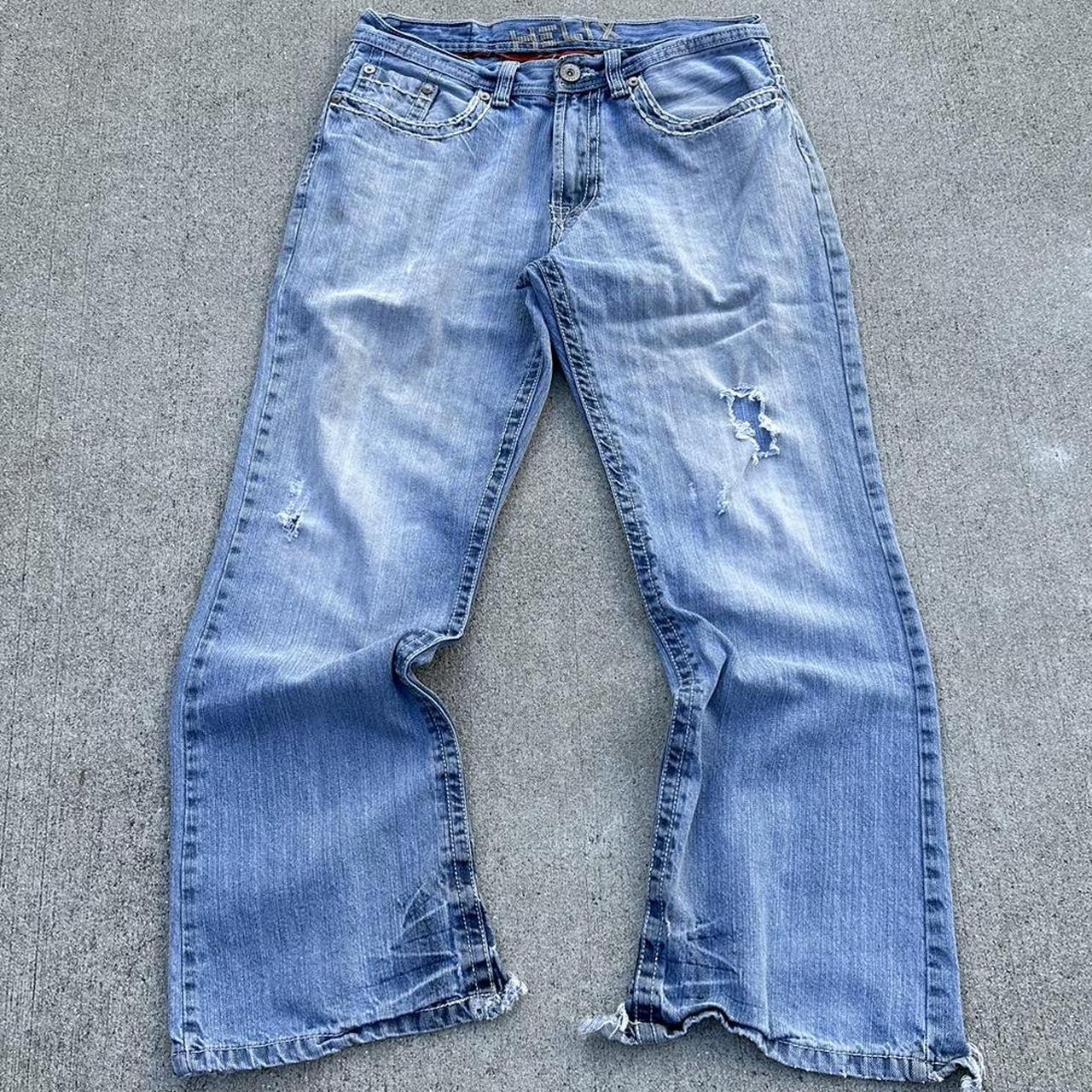 Vintage Y2K Helix bootcut jeans size 32 x 30... - Depop