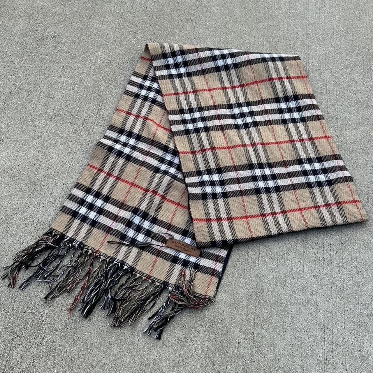 Vintage Burberry Scarf One size, tag band still... - Depop