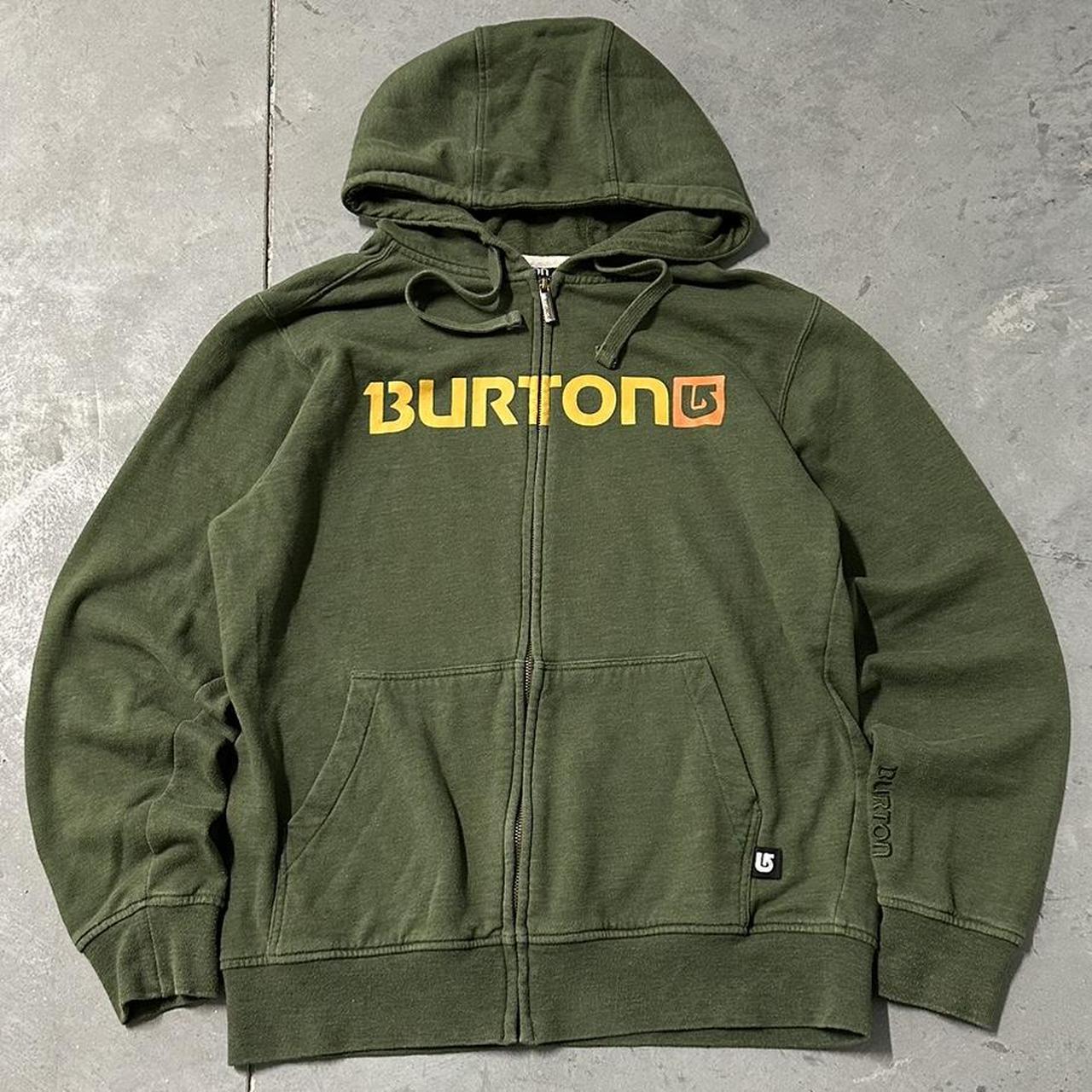 Vintage Y2K Burton snowboarding spell out full zip