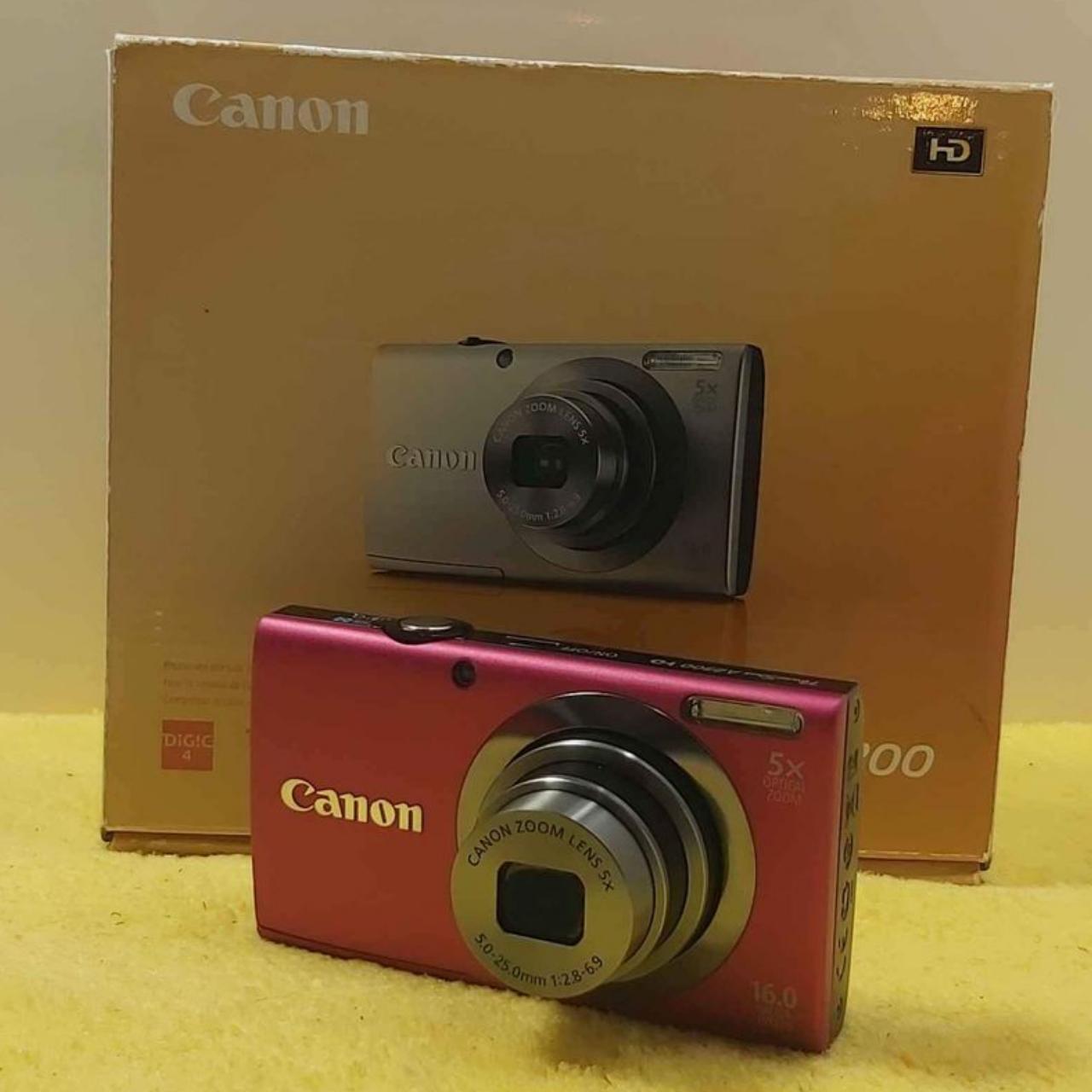 Pink Canon PowerShot A2300 16.0MP Compact Digital... - Depop