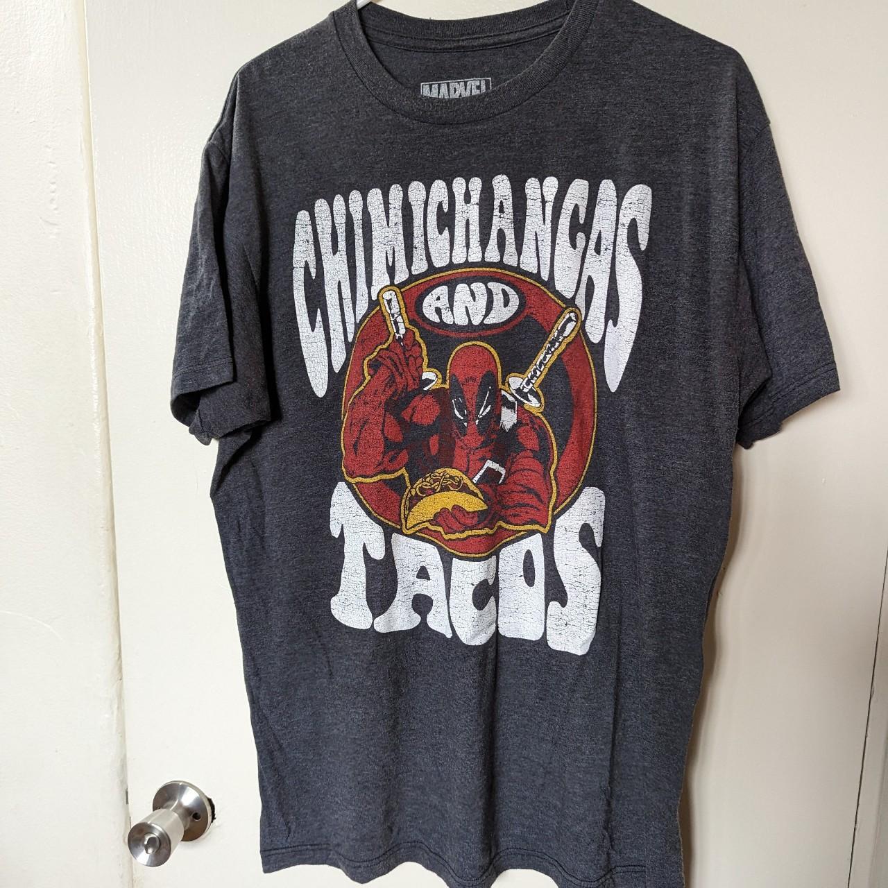 Deadpool * Chimichangas * Marvel * T-Shirt * Red * Men's Size M