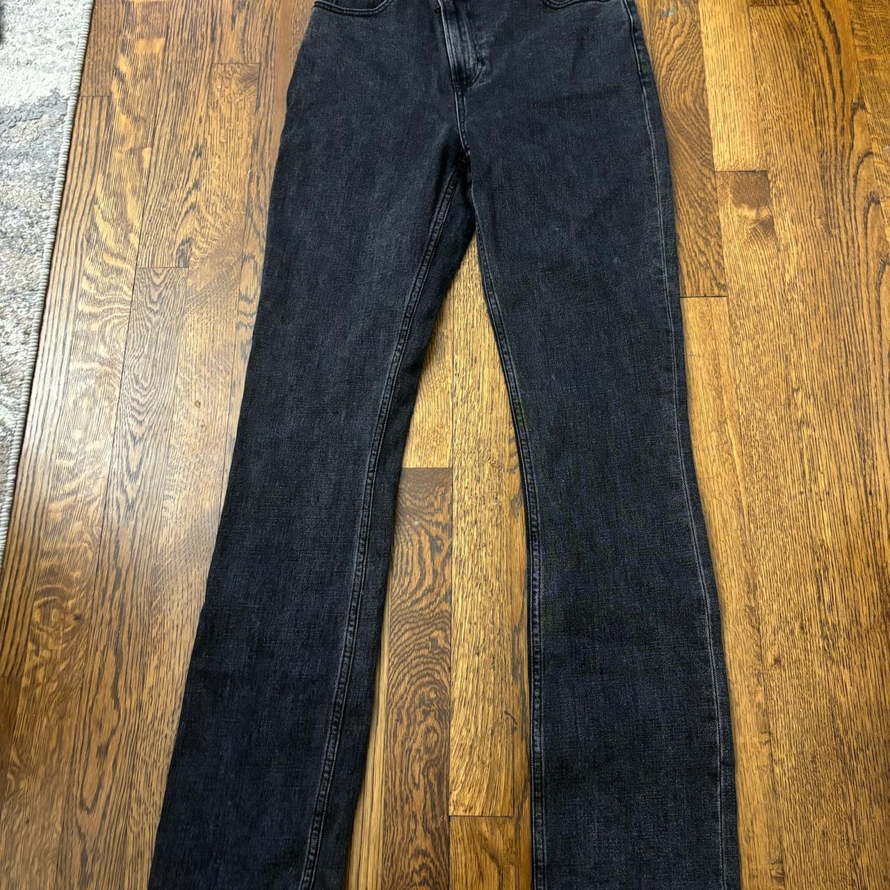 abercrombie black jeans! 90s slim straight ultra... - Depop