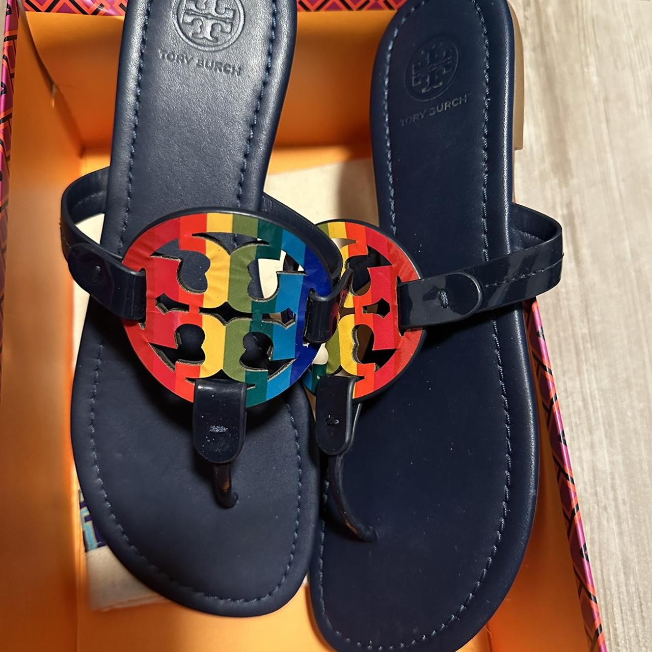 Miller rainbow flat outlet sandals