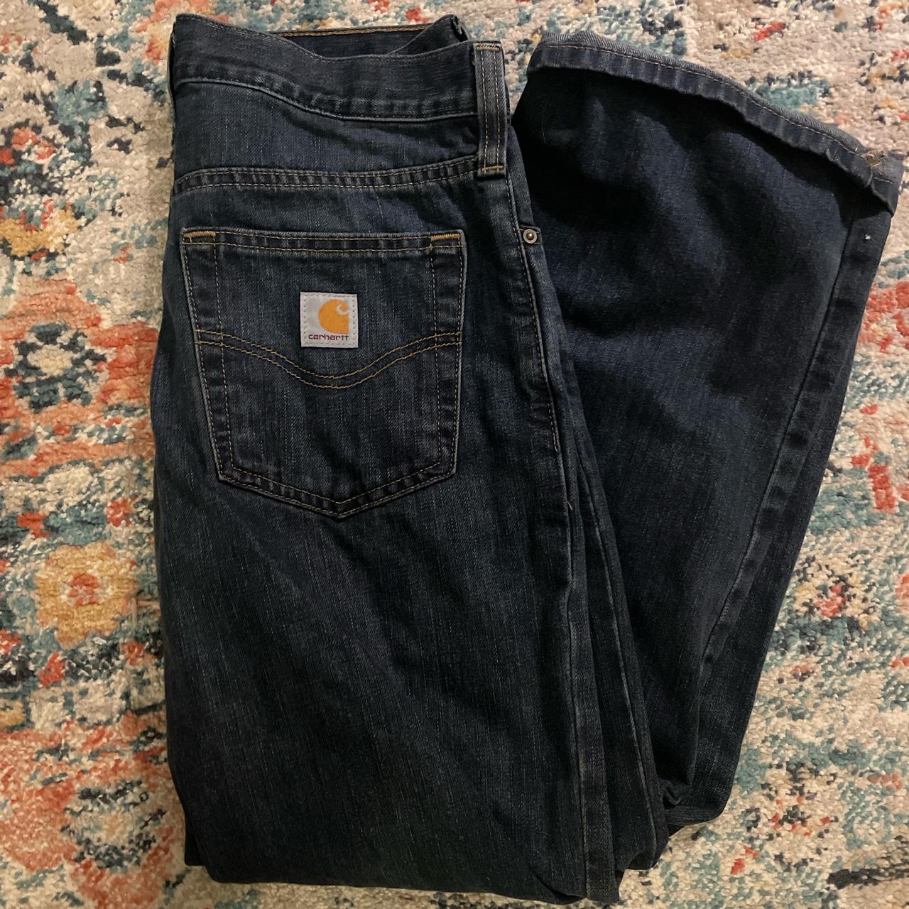 CARHARTT STRAIGHT LEG JEAN SIZE 30x30 - Depop