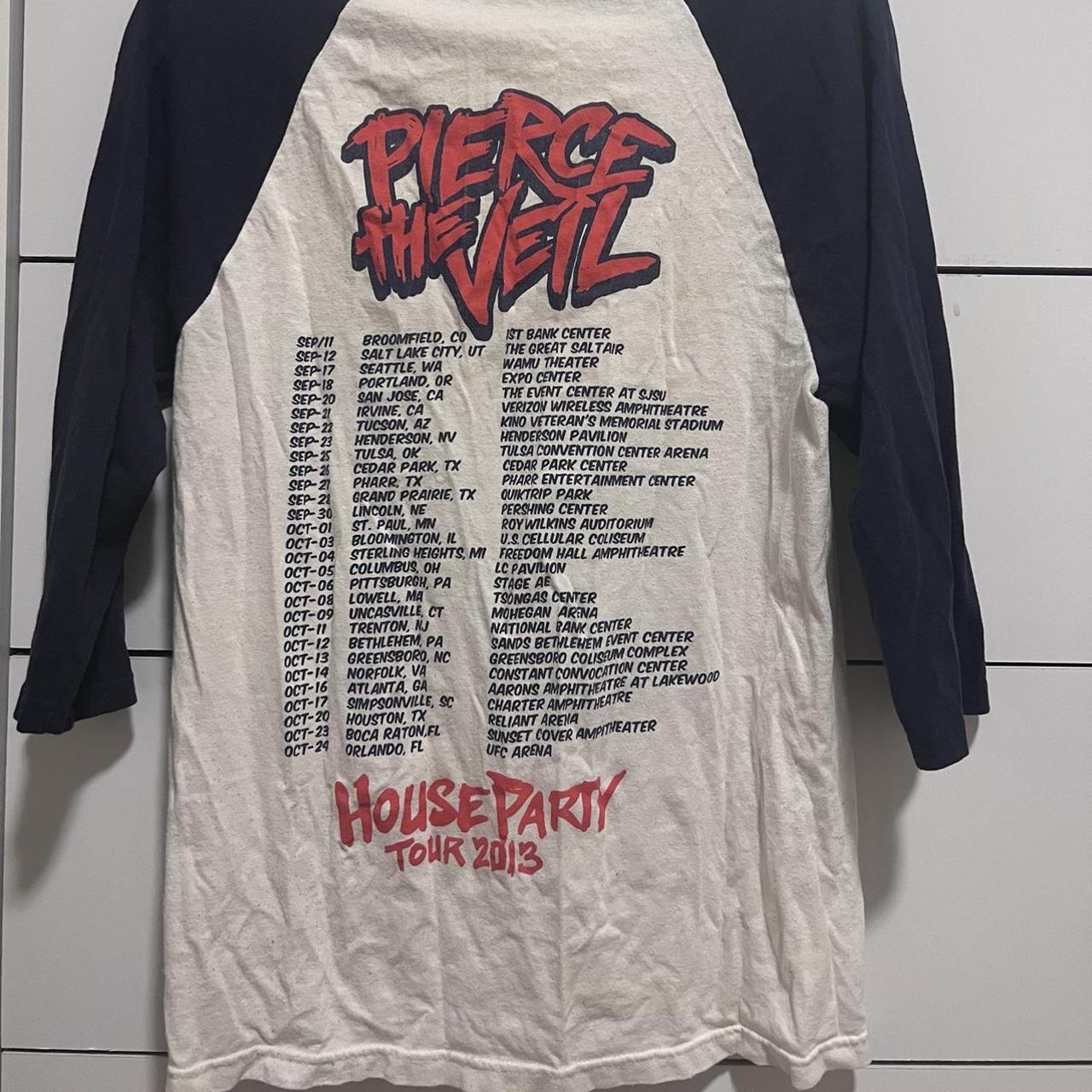 Padres Raglan (White w/ Navy)– Pierce The Veil