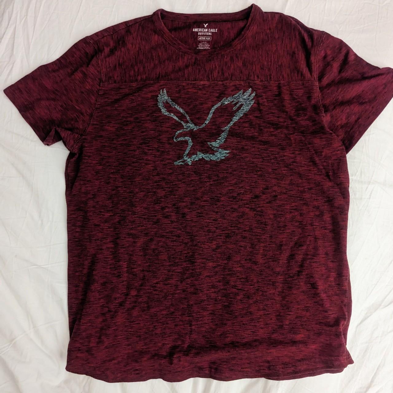 Logo Athletic Men's T-Shirt - Burgundy - L