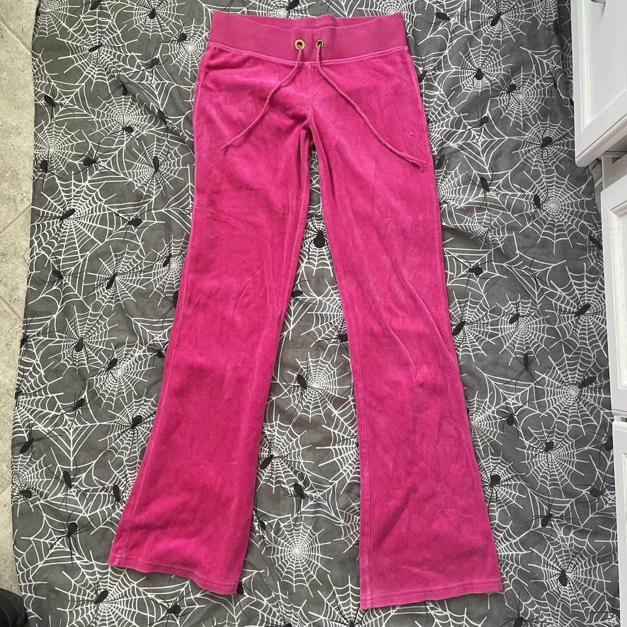 vintage bebe lowrise velour sweatpants... - Depop