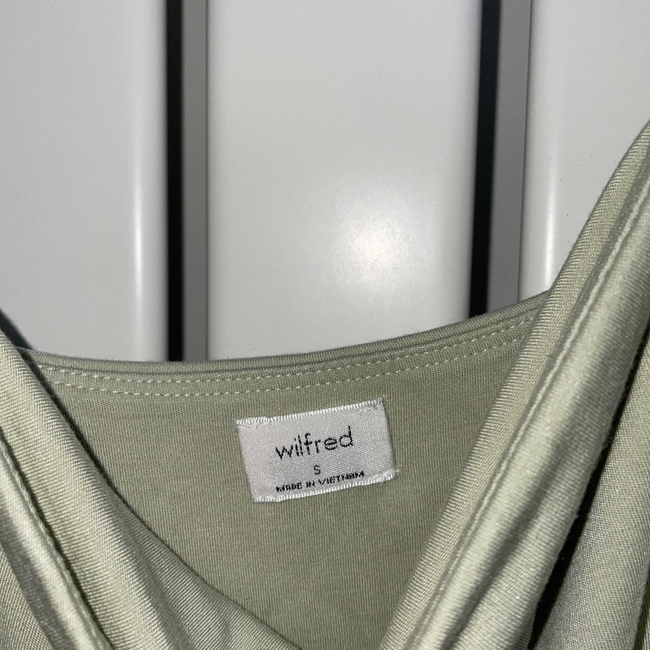 ARITZIA midi dress size S - sage green color... - Depop