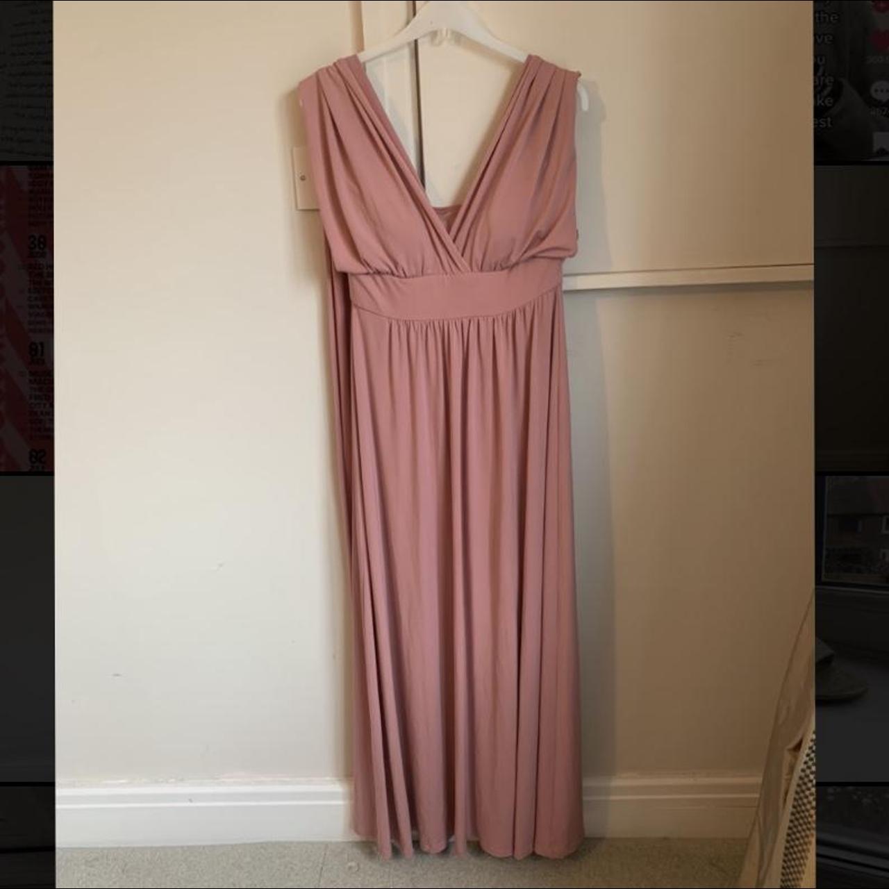 M&S Collection Women's Pink Dress | Depop