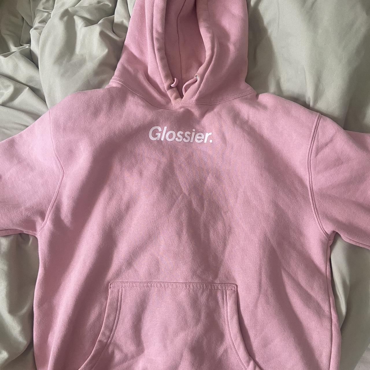 Glossier hoodie Great condition #glossier... - Depop