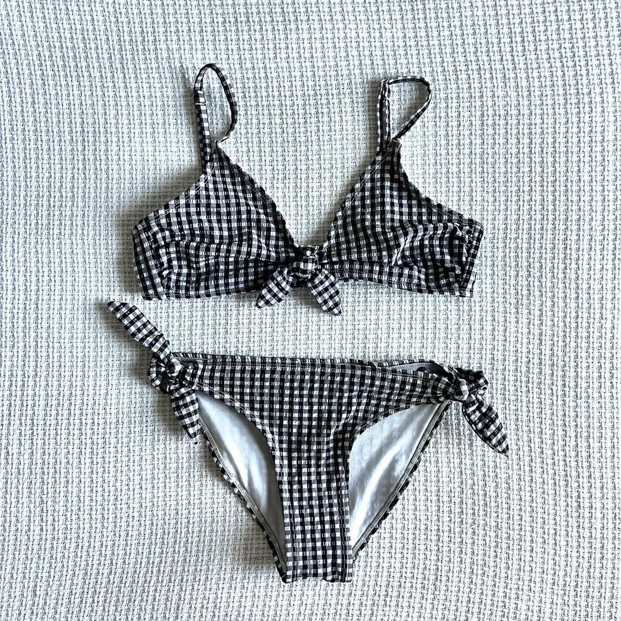 Target Women's White and Black Bikinisandtankinisets Depop