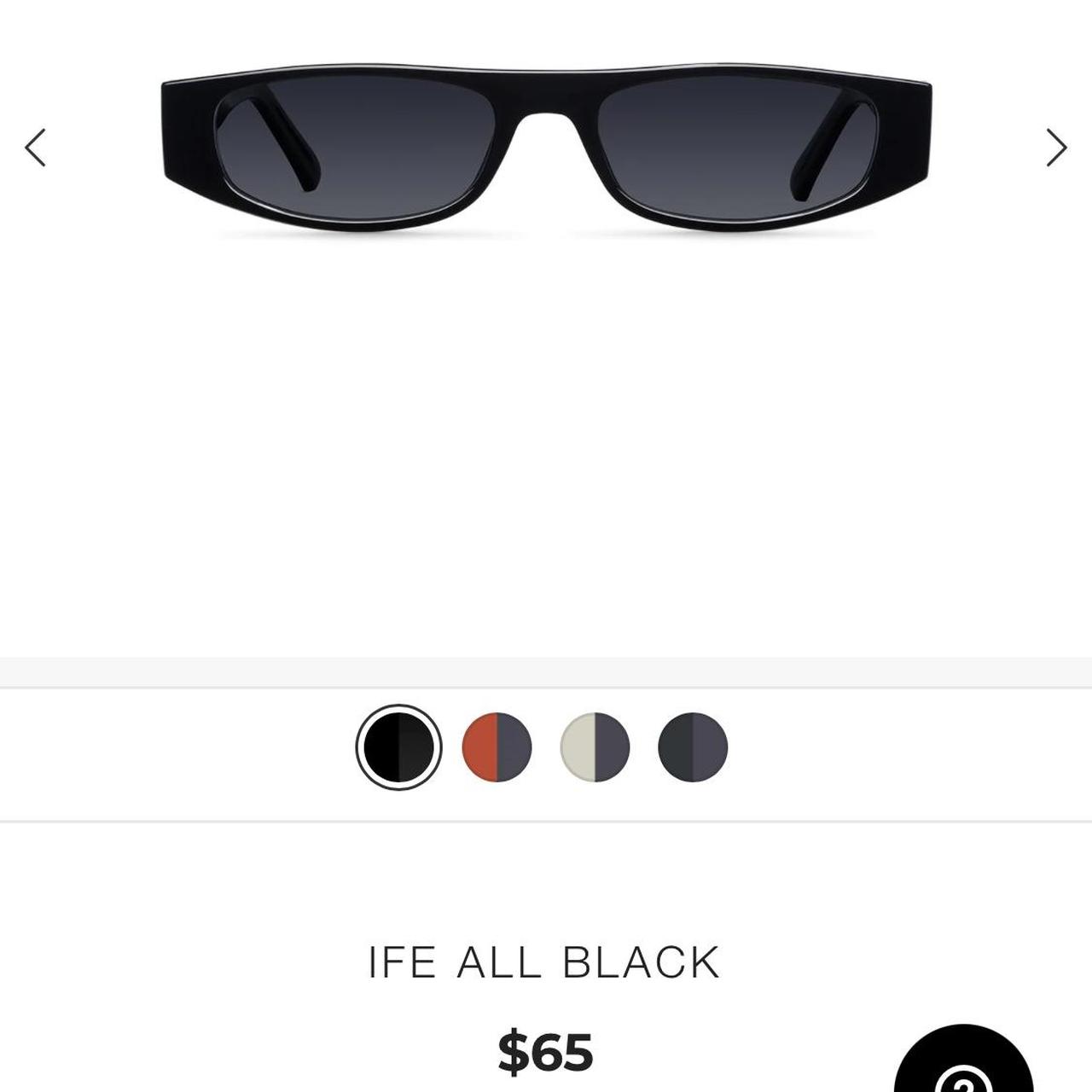 meller-women-s-black-and-grey-sunglasses-depop